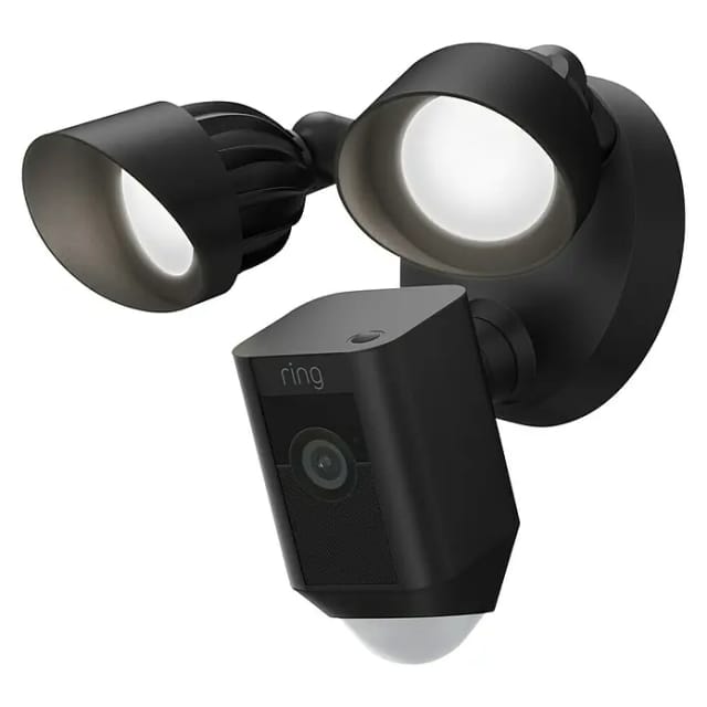 Ring Floodlight Cam Wired Plus - Schwarz