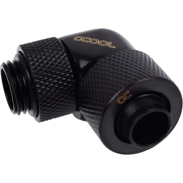 Alphacool Eiszapfen 13/10mm compression fitting 90° rotatable G1/4 liquid cooling system fitting