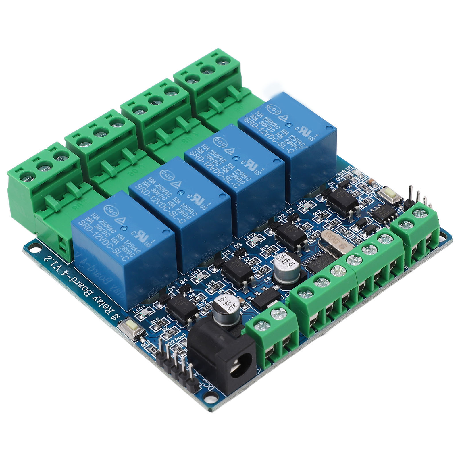 4-kanal-12v-relaismodul Mit Optokoppler-isolation Zur Steuerung Von Haushalts- Und Industriestromkreisen