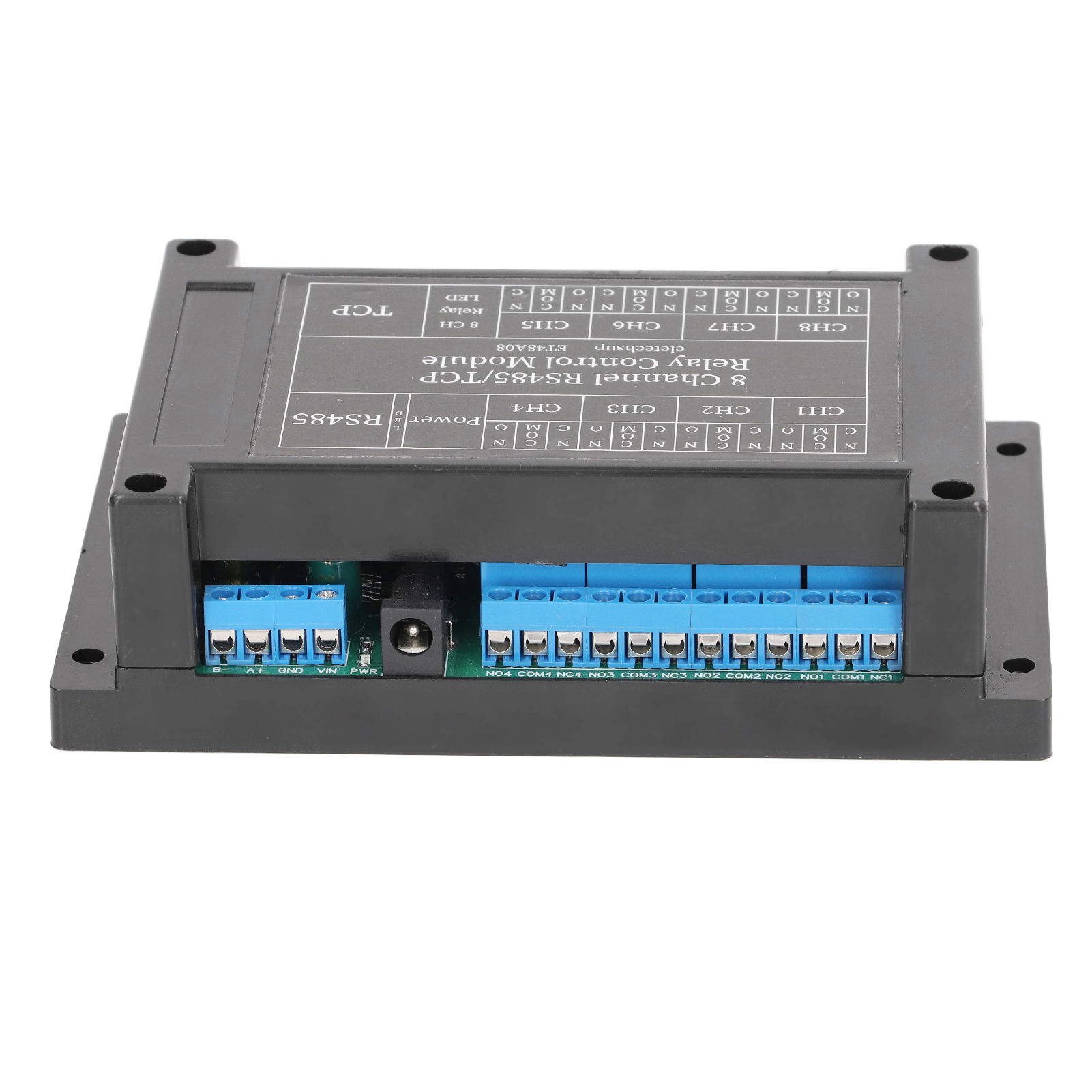 8-kanal-relaismodul Mit 6 Anweisungen Und Internem Schaltungsschutz, Relaissteuerplatine Mit Gehäuse, 12 V Dc