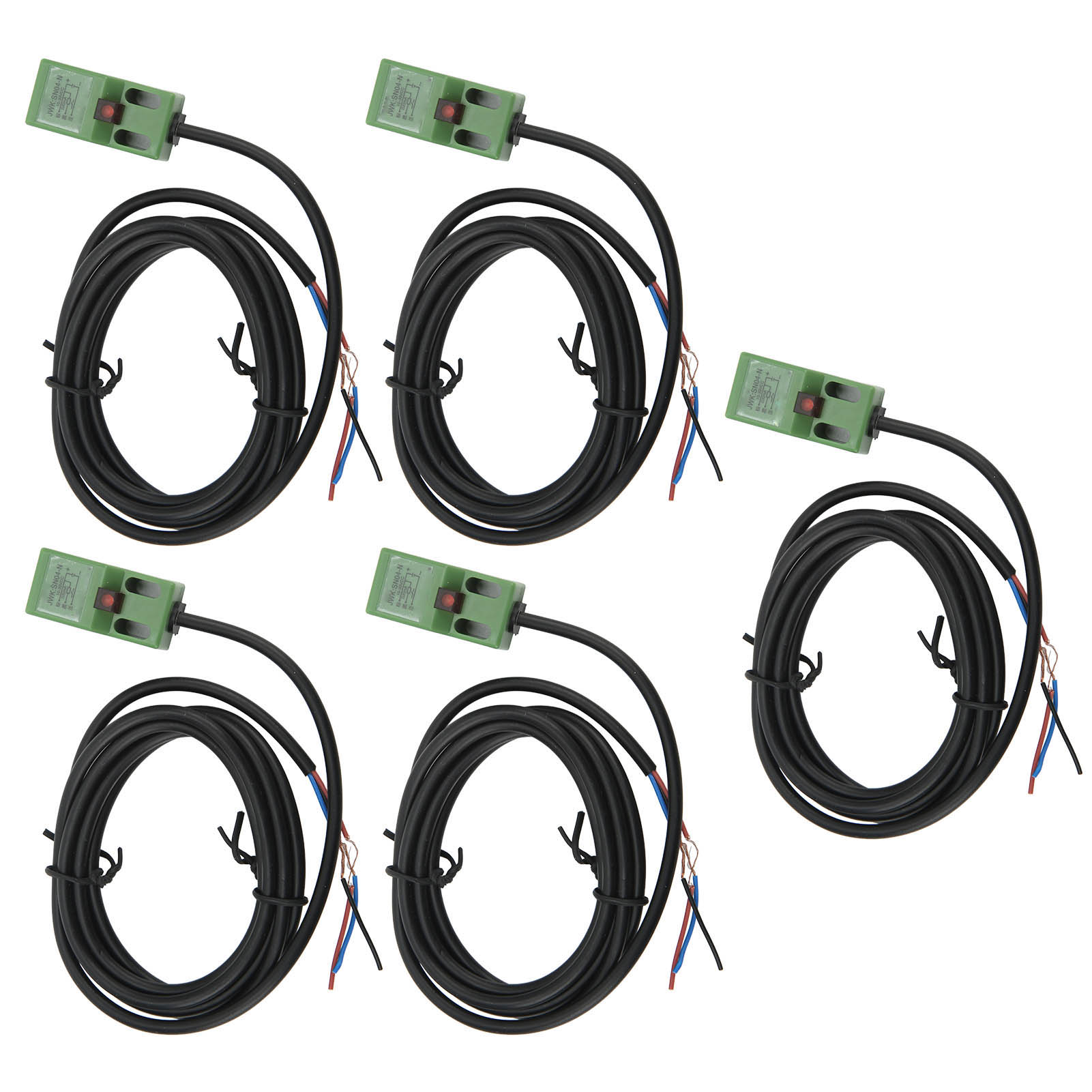 Hochfrequenter Induktiver Näherungssensor Ip65 (5er-pack) Npn, Normalerweise Offen, 10–30 V Dc