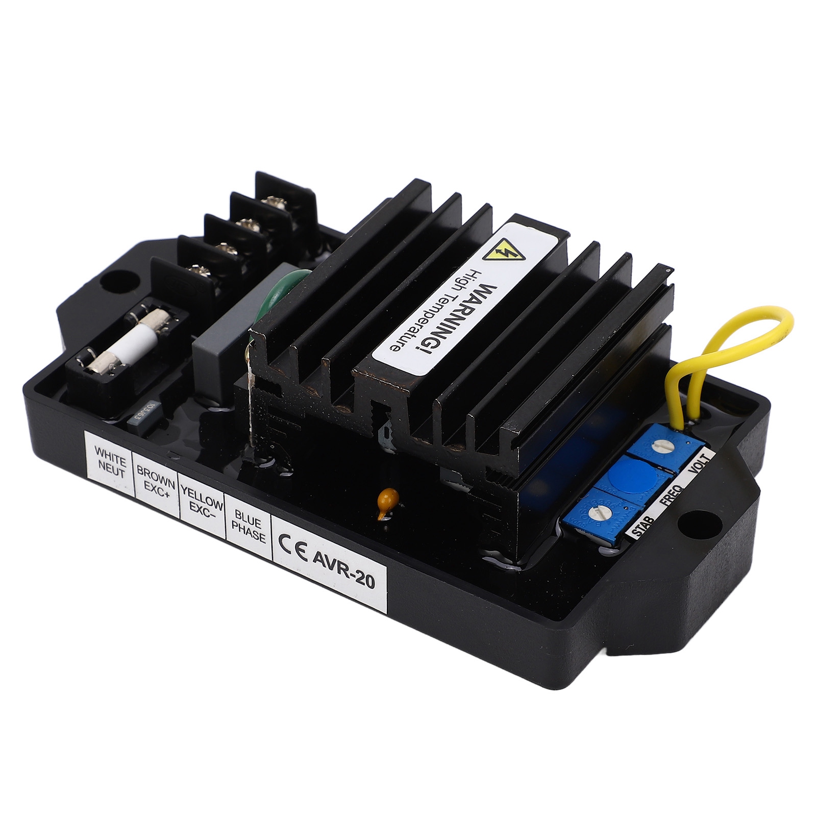 20 Ein Automatischer Spannungsregler Für Bürstenlos Erregte Generatoren, Spannungsregelungsmodul Für Dieselgeneratoren (avr 0-115 V Dc).