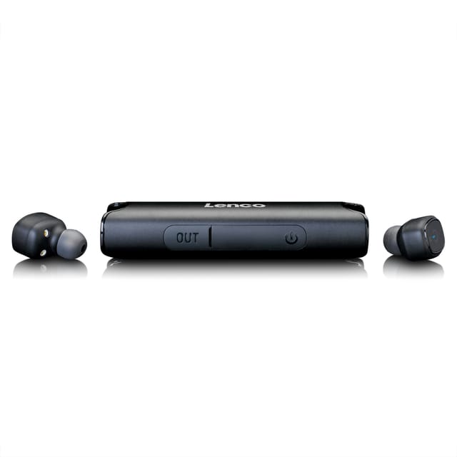 Lenco EPB-440BK - Bluetooth® Headset Waterproof In-Ear Docking - Black
