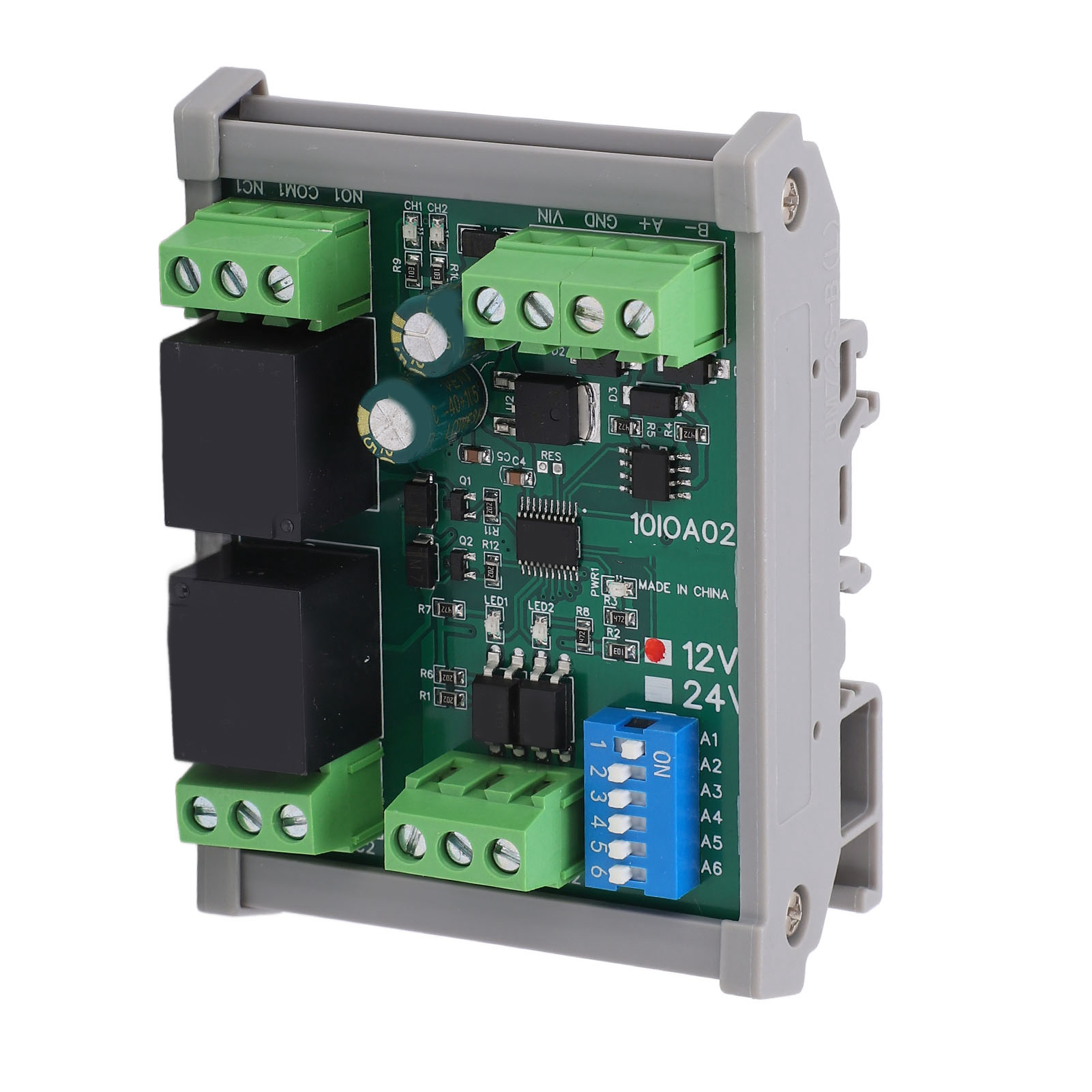 2-kanal-rs485-multifunktionsrelaismodul Mit Gehäuse, 12-v-gleichstromversorgung