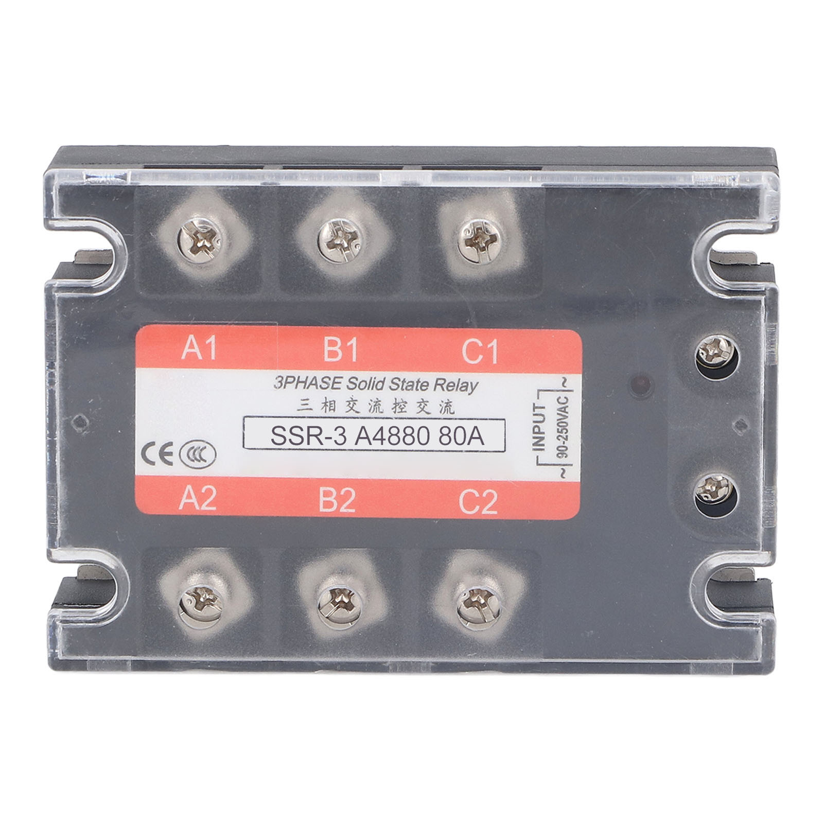 Dreiphasiges Halbleiterrelais, 600 V Ac Spitzenspannung, Bidirektionaler Scr-ausgang, 480 V Ac/ac Ssr-modul, 80 A