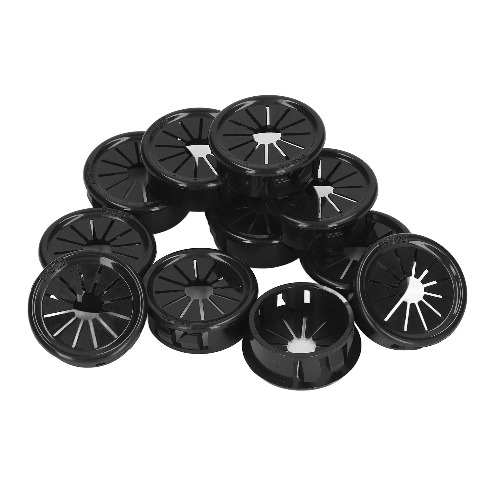 Packung Mit 100 Blütenblattförmigen Kabelverschraubungen, Optimale Isolierung, Für Verteilerkästen, 30 Mm / 1,2 Zoll Innendurchmesser, Rsb 30