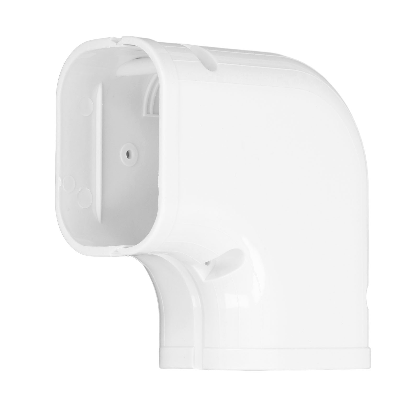 Dekoratives Pvc-rohrabdeckungsset Für Außenwärmepumpen, Flachbogen, Für Klimaanlagen Und Klimageräte.