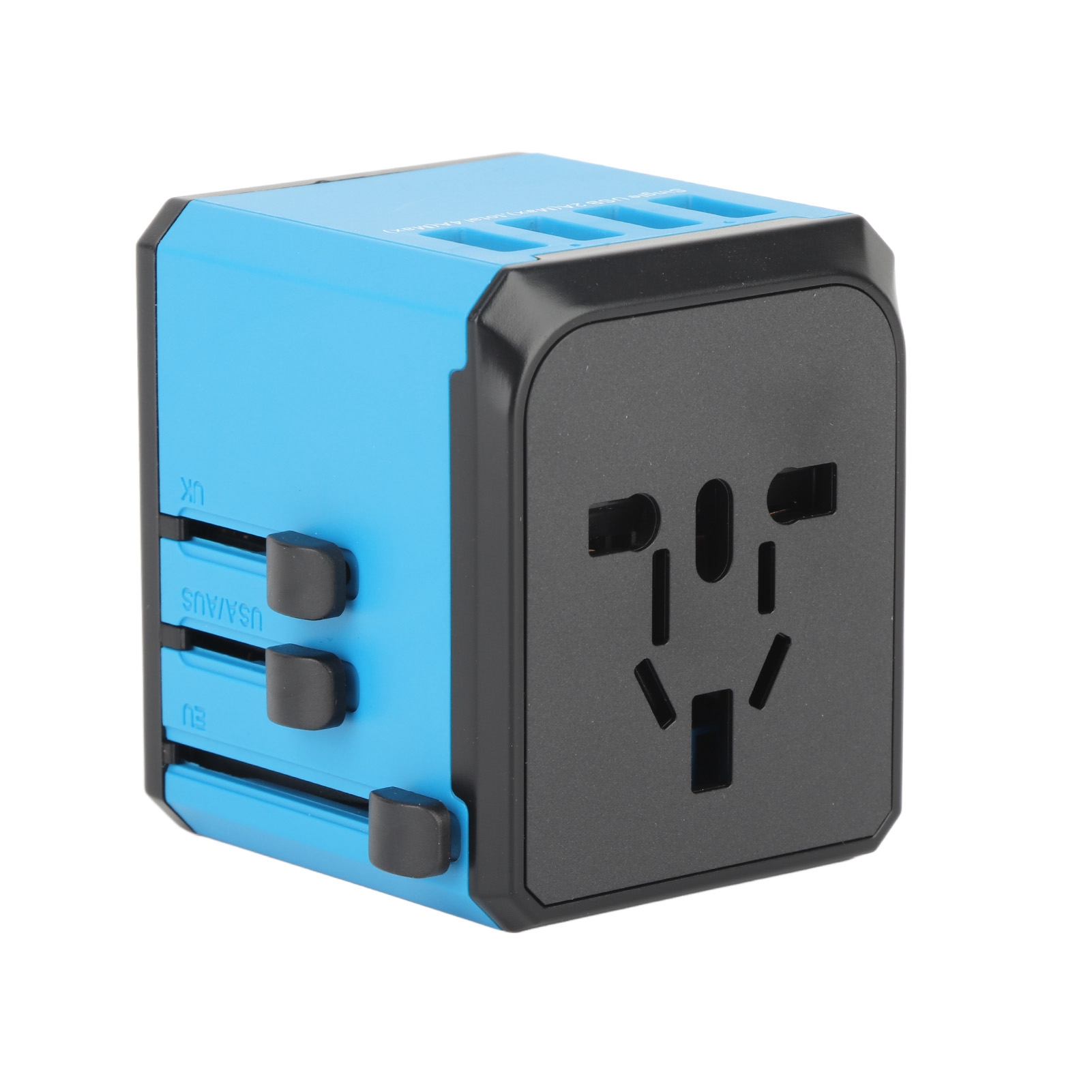 Tragbarer 4-port-usb-universal-reiseadapter, Internationales Wandladegerät Für Mobiltelefone 100–240 V