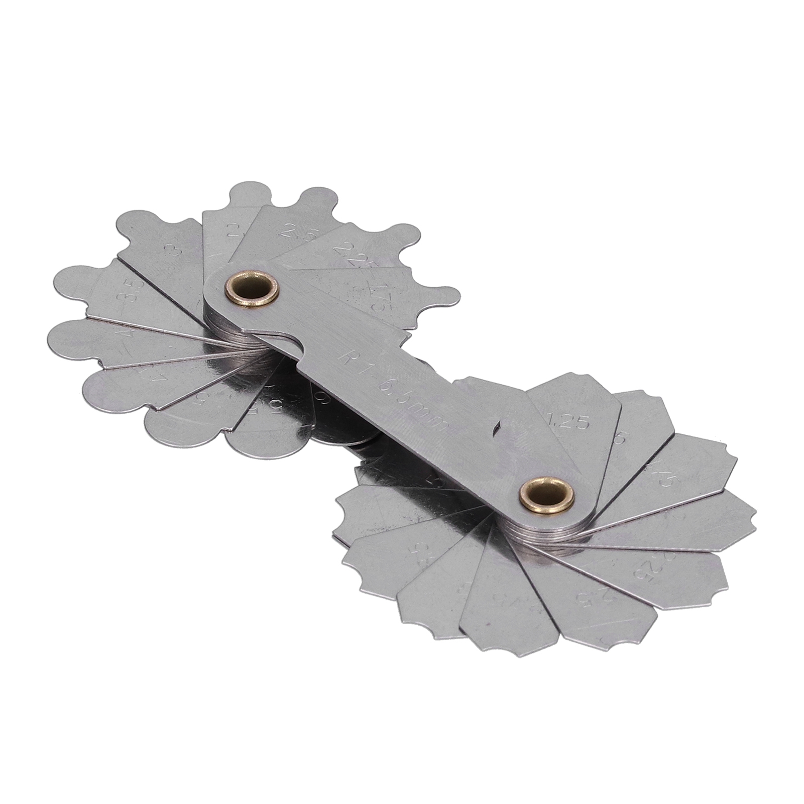 Gewindeschneidlehre Für Metrische Gewindesteigungen (zoll), Aus Industriellem Edelstahl, R1-6,5 Mm