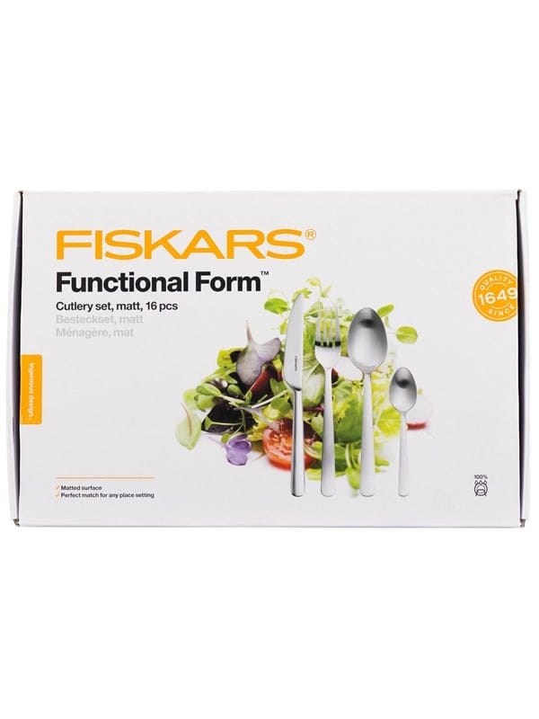 Fiskars Functional Form Cutlery set 16 pcs matt