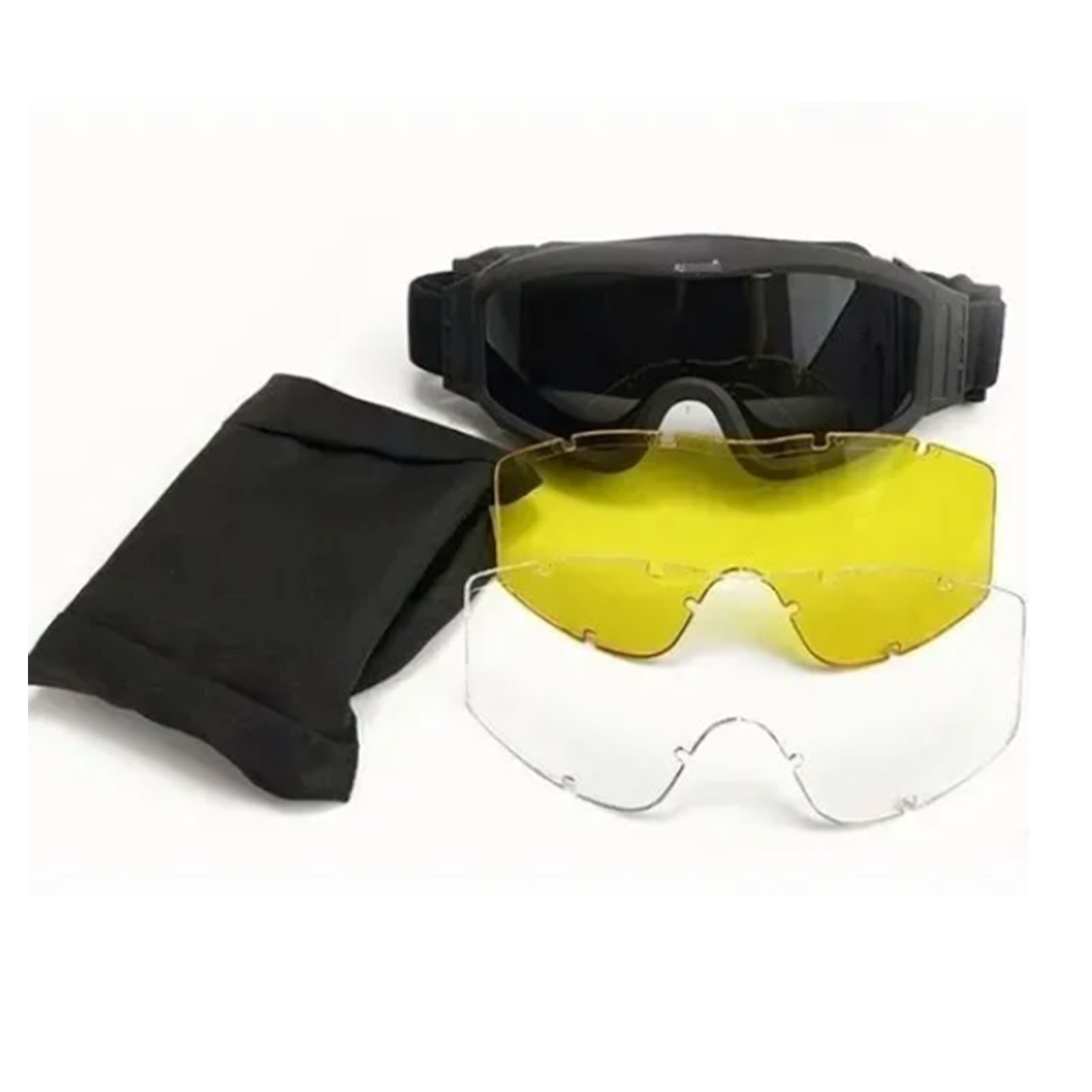 Outdoor-schutzbrille Mit Doppellinsen, Atmungsaktiv Und Kratzfest, Ideal Zum Radfahren, Campen Und Reisen.