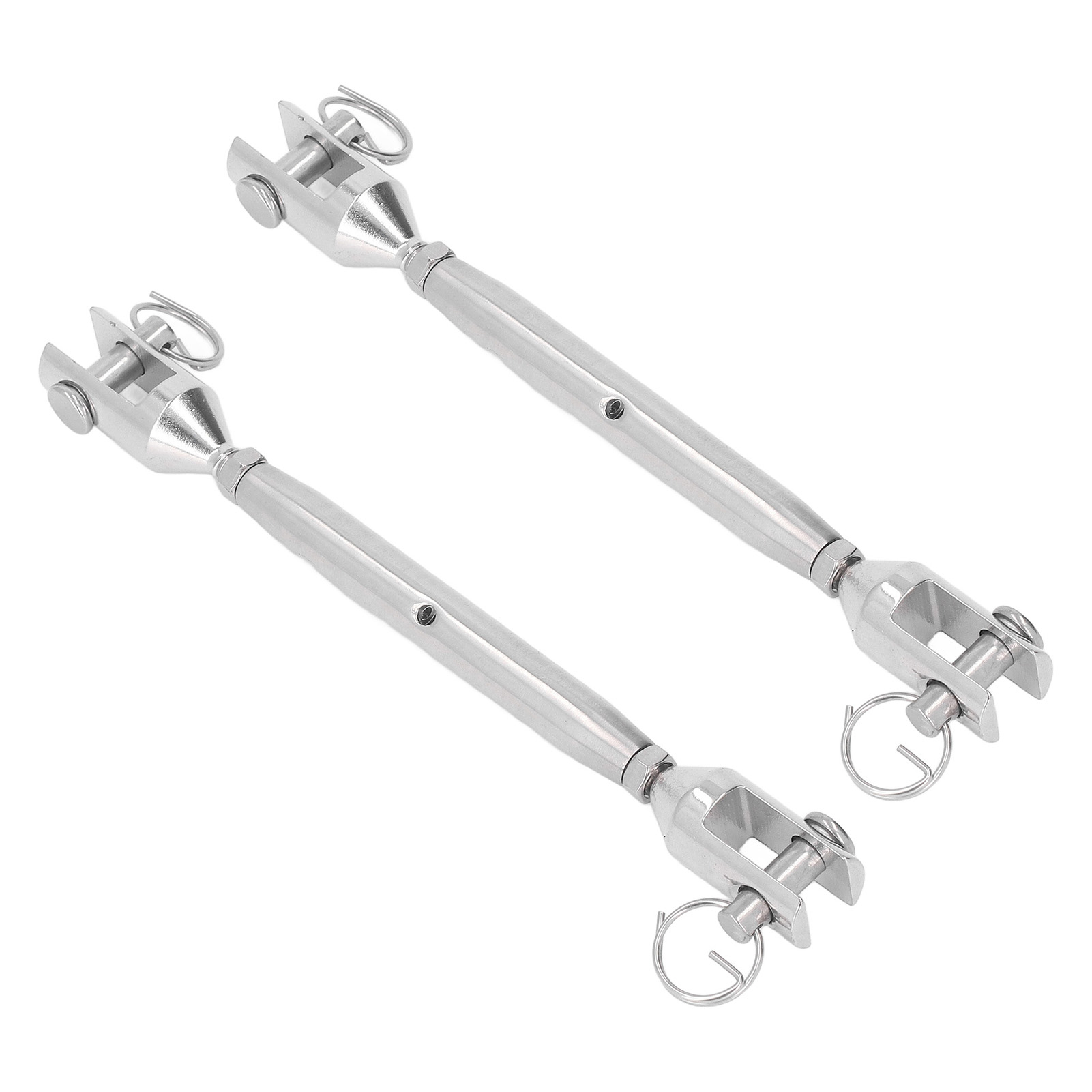 Satz Mit 2 Edelstahl-seilspannschlössern Mit M8-gewinde, Takelschrauben Für Maritime Anwendungen