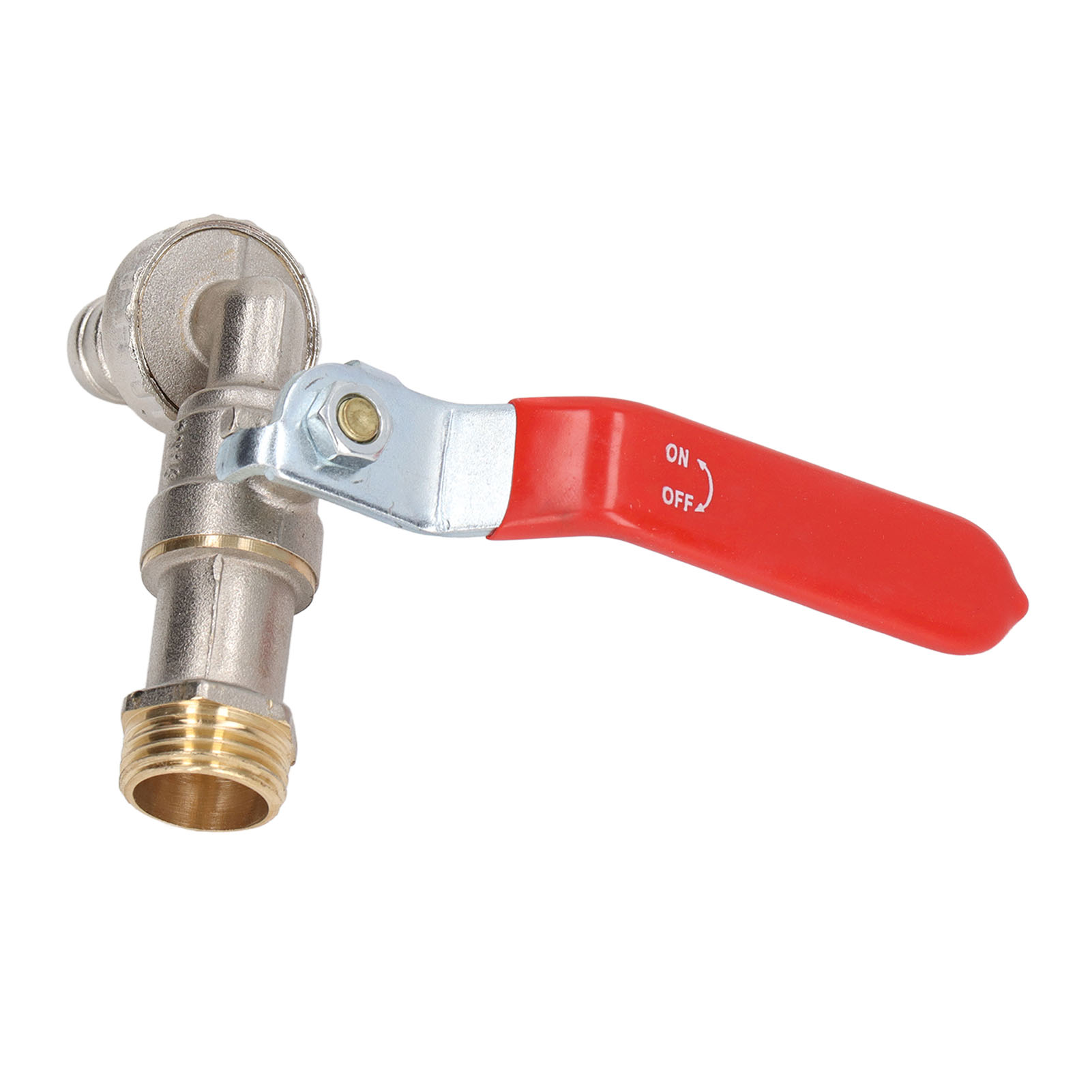 Schlauchadapter Für Spülbecken, Messing-ersatzventil Für Den Hausgebrauch, 1/2"-ausgang, 3/4"-eingang