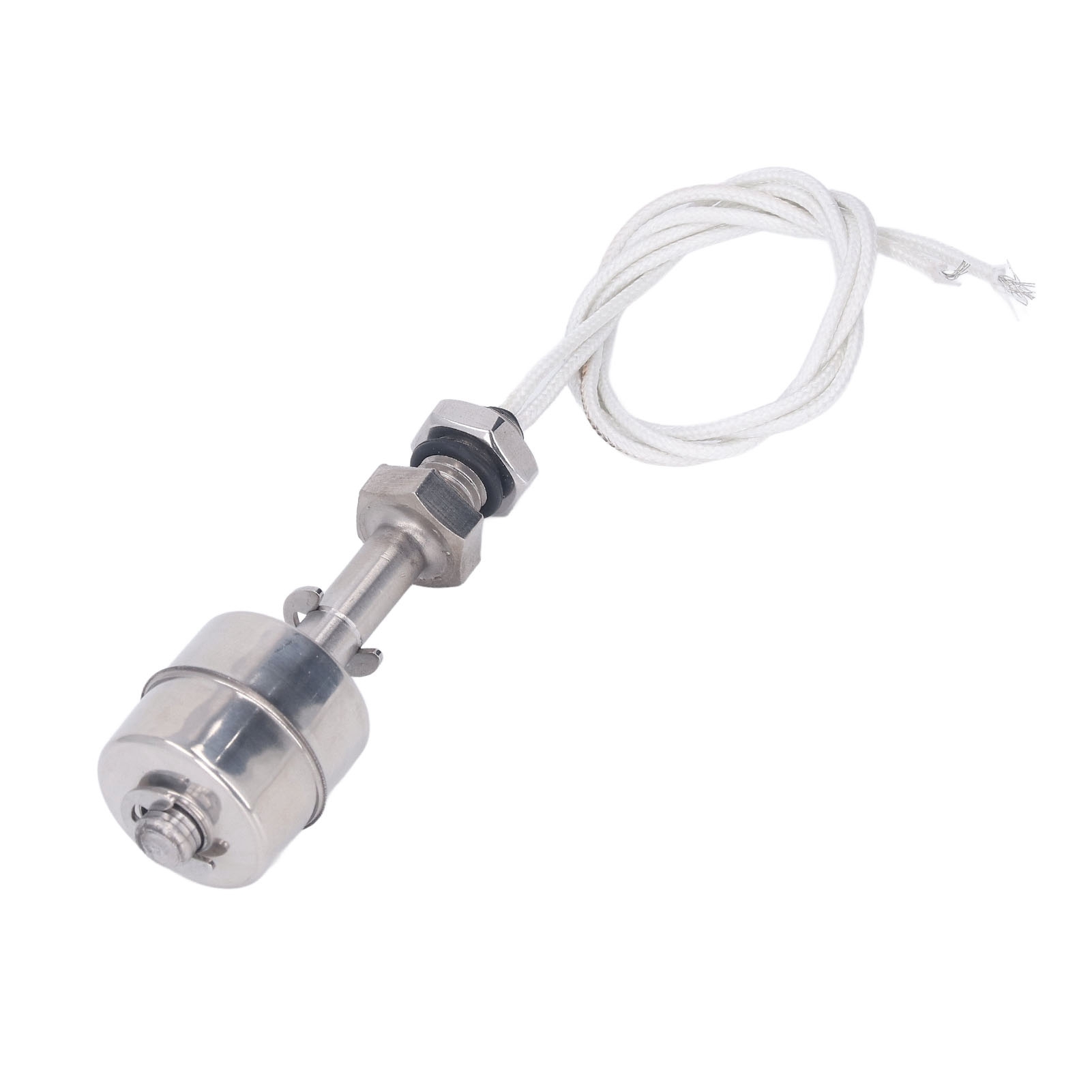 Schwimmerschalter Für Flüssigkeitsstände, 10 Mm Hub, Edelstahl, Für Wasser Und Öl, 0–220 V, 65 Mm Länge