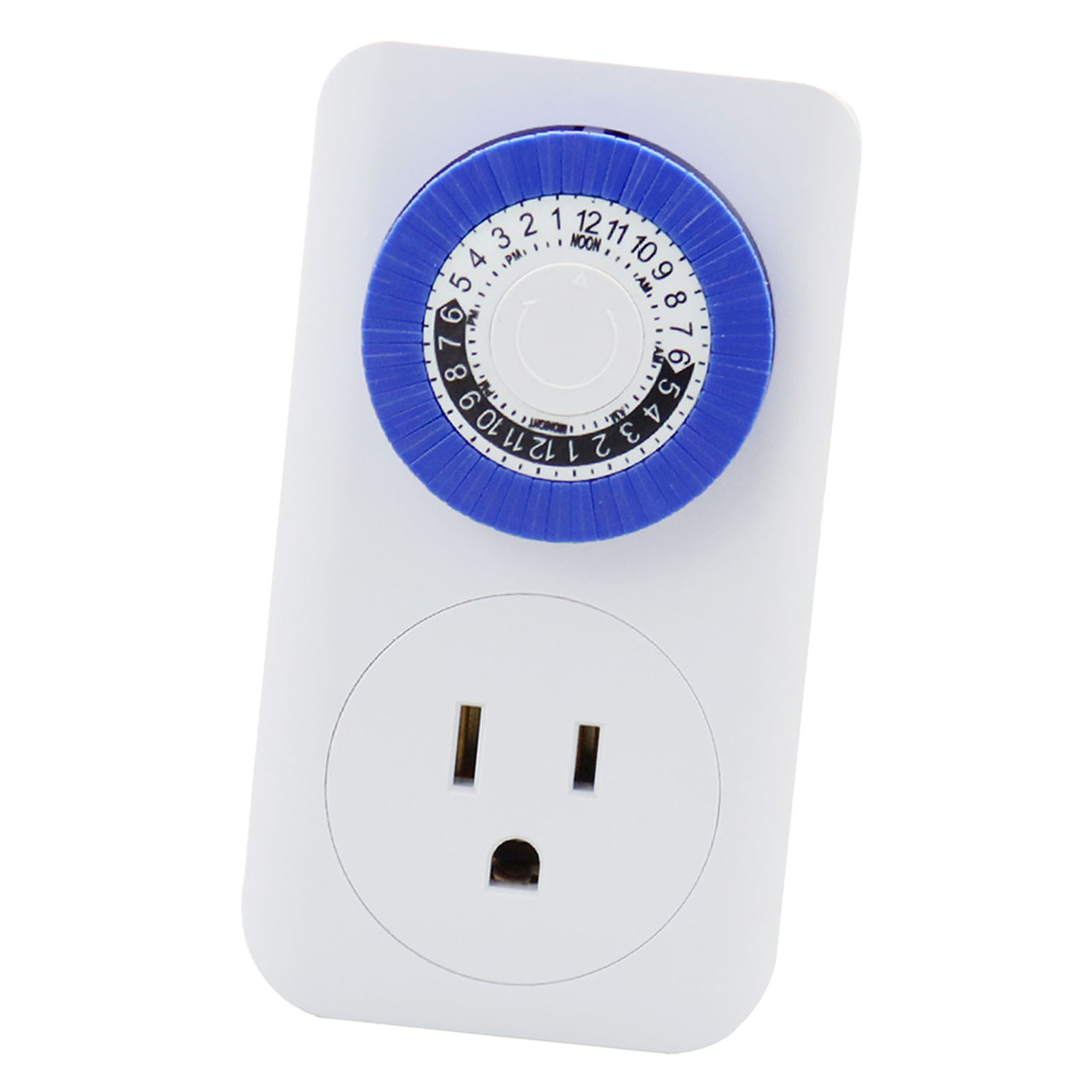 24-stunden-programmierbarer Mechanischer Steckertimer Für Den Innenbereich, Us-stecker, 125 V Wechselstrom