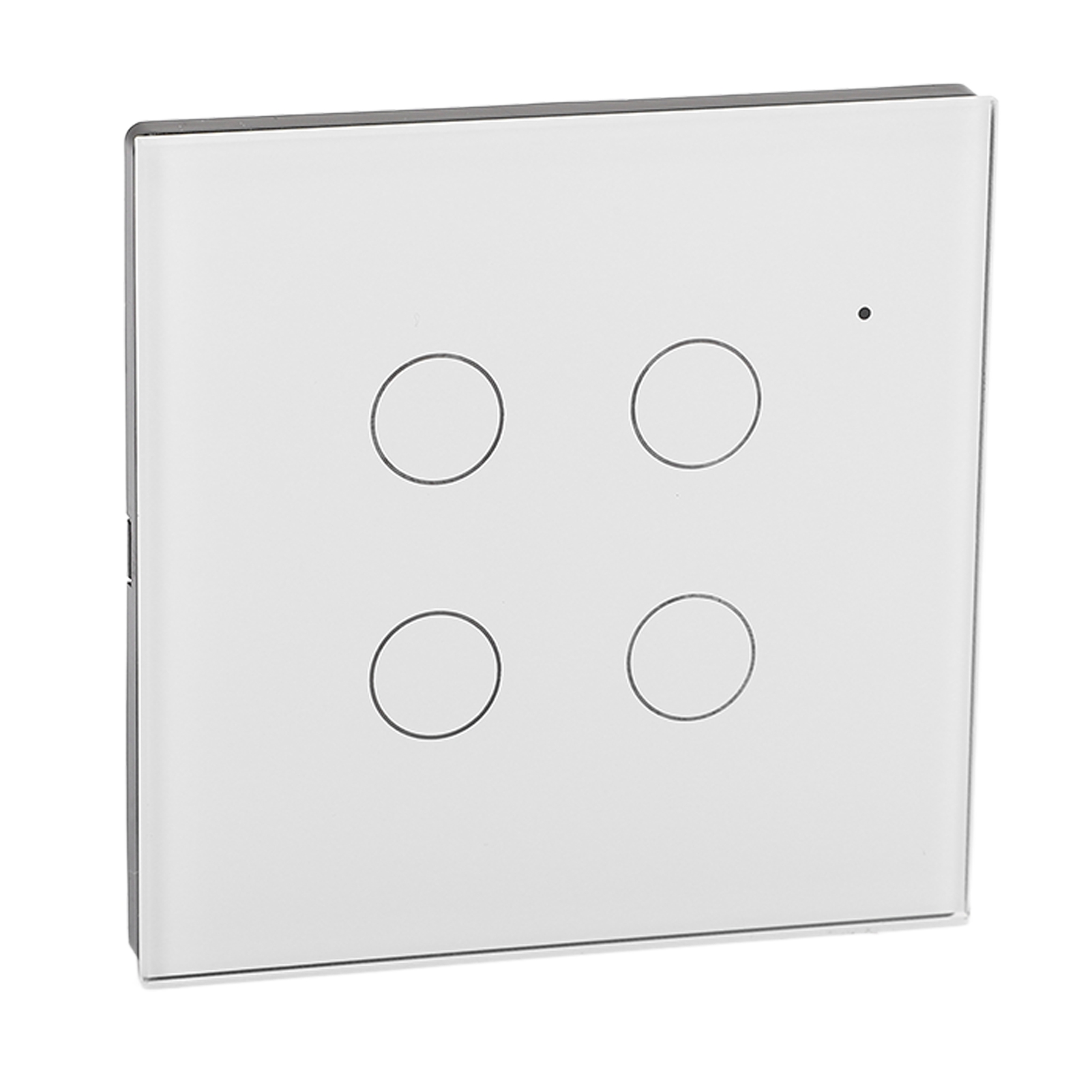 Intelligenter Touch-schalter Mit Wlan-rf-dimmer, Neutral- Und Außenleiteranschluss, Kompatibel Mit Der Tuya-app Und Sprachsteuerung, Relais Typ 86, 100–250 V Ac, 10 A