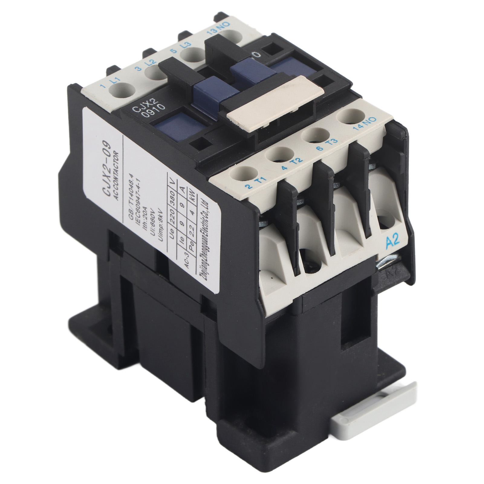 Öffner-wechselstromschütz Für Motorstromversorgung, Steuerungen, Anzeigen, M5-schraube, 9 A, 50 Hz, 110 V Ac