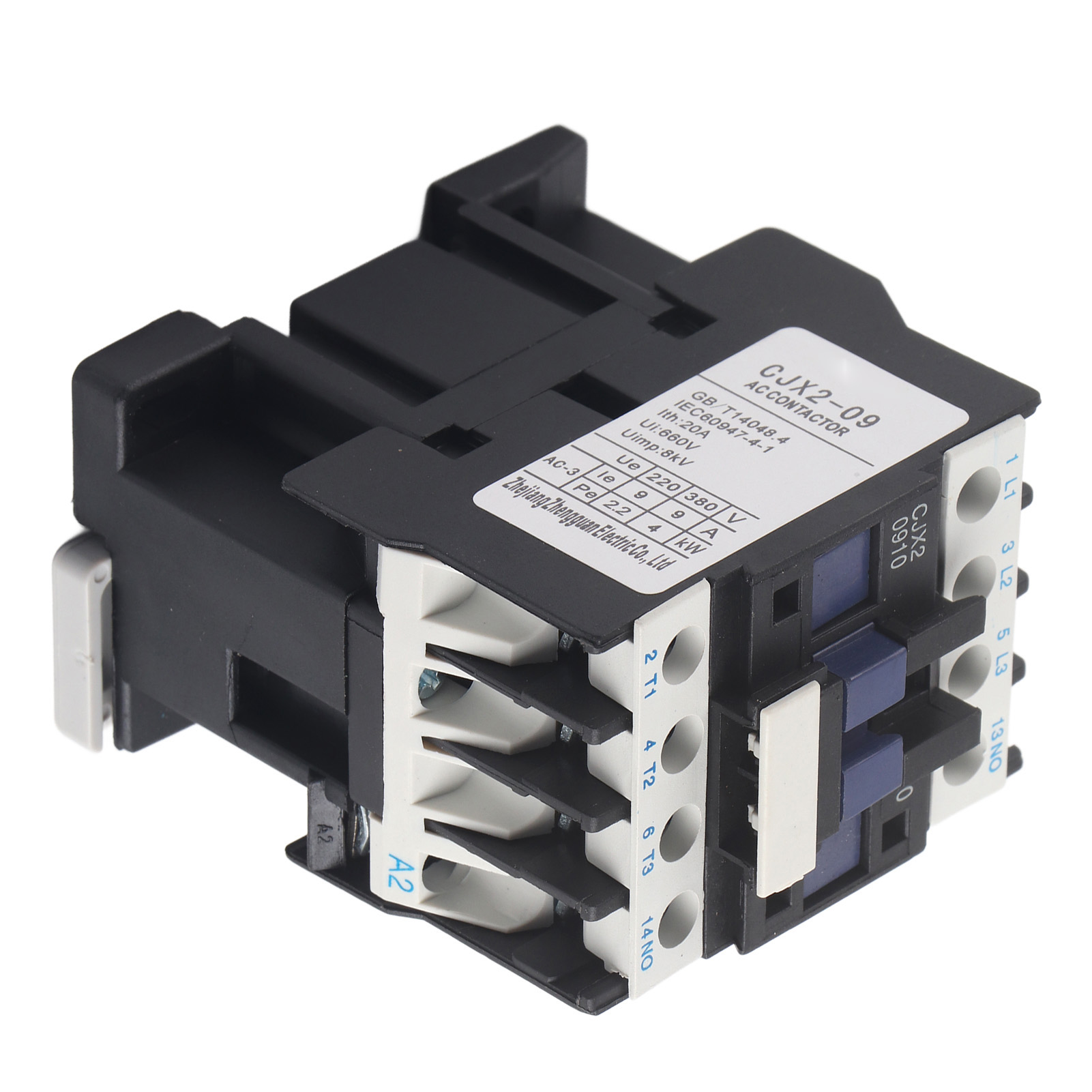 Öffner-wechselstromschütz Für Motorstromversorgung, Steuerungen, Anzeigen, M5-schraube, 9 A, 50 Hz, 380 V Ac