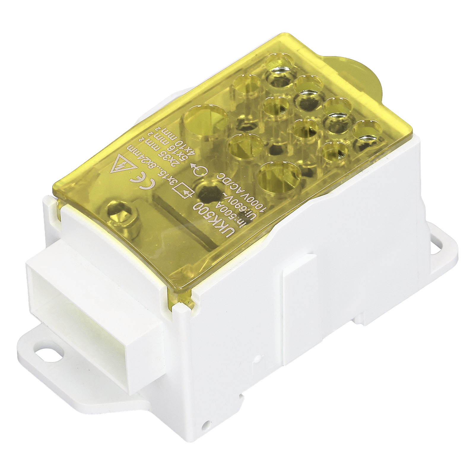 Ukk500 C45 690v 500a Einpolige Gelbe Klemmenblock-anschlussdose