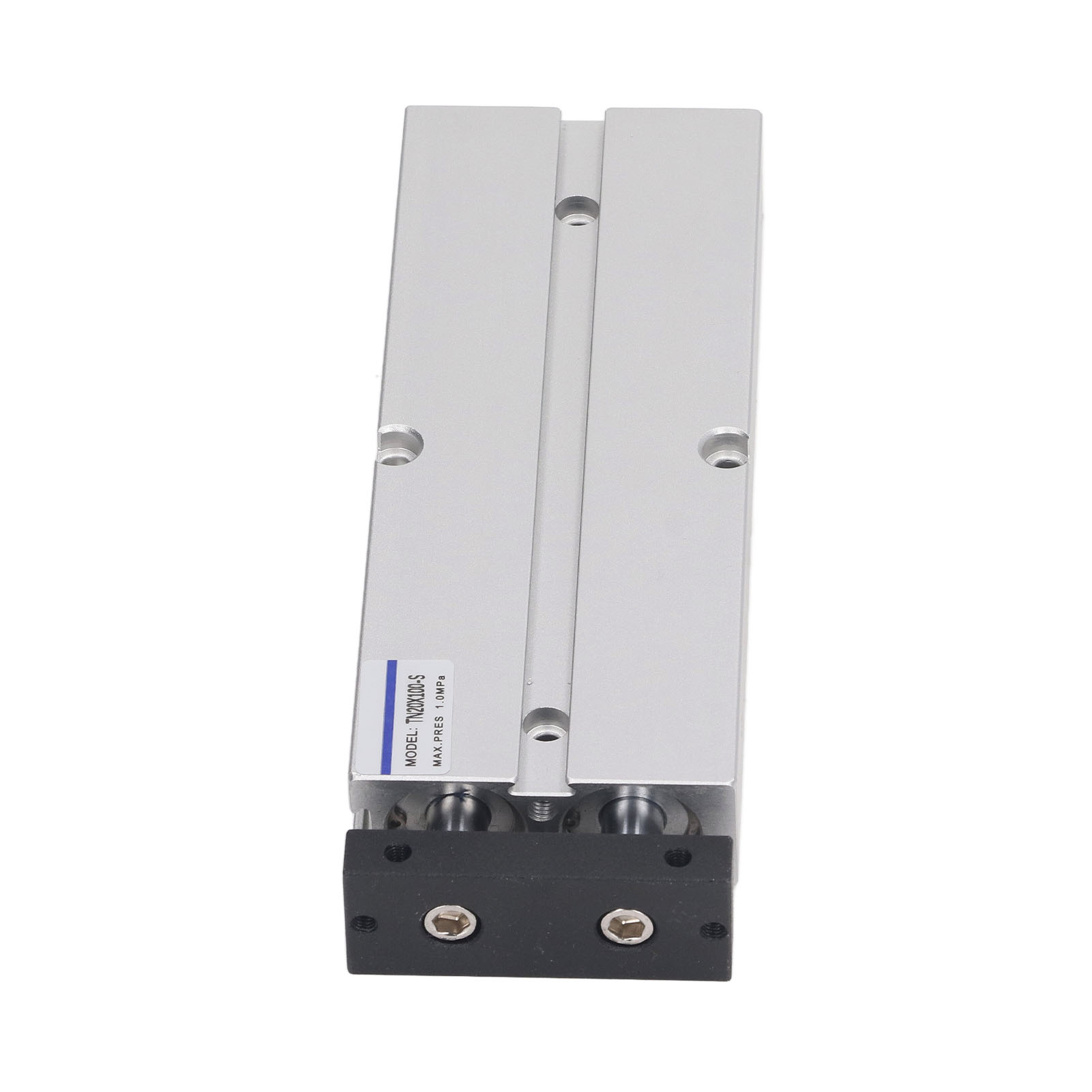Doppeltwirkender Pneumatikzylinder, Doppelkolbenstange, Aus Aluminiumlegierung, 20 Mm Durchmesser, 100 Mm Hub, Verbundwirkung