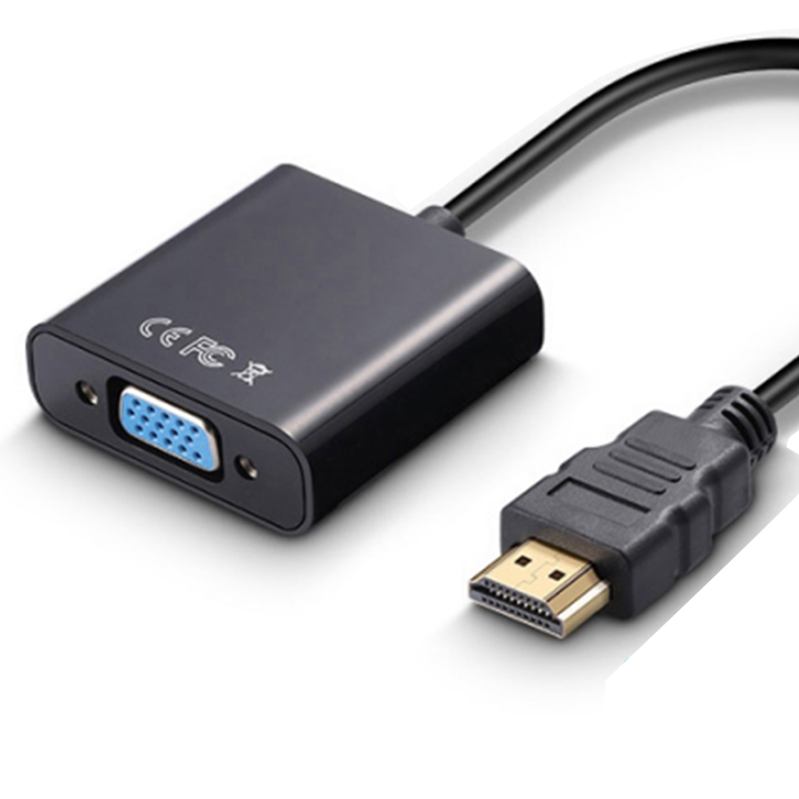 Hd-zu-vga-1080p-multimedia-interface-konverter, Vergoldeter, Rostfreier Interface-adapter Für Laptops