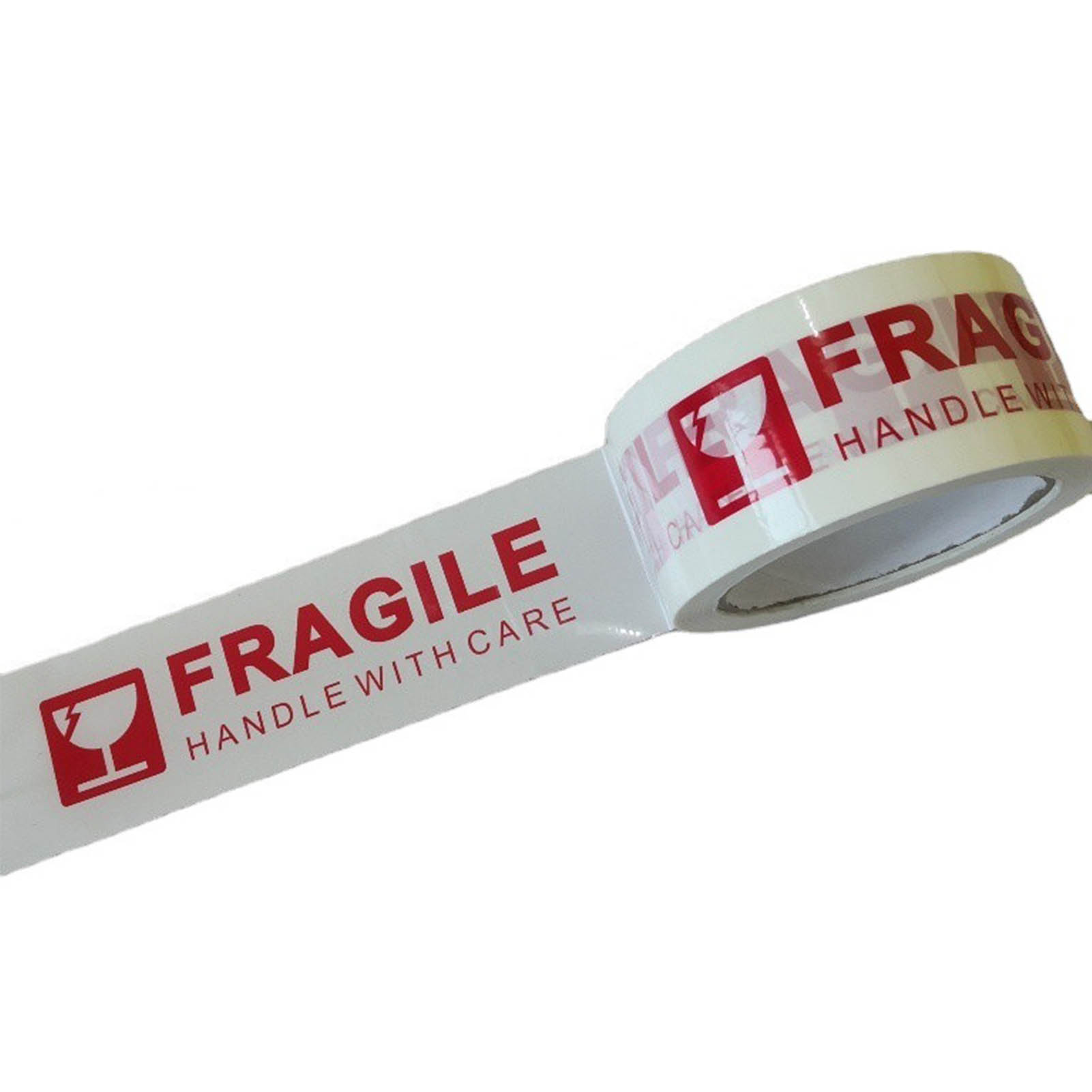 3er-packung „vorsicht Zerbrechlich“-etiketten Mit Warnband, Starke Haftung, Klarer Druck, Zum Verpacken Und Verschließen, 48 Mm X 100 M