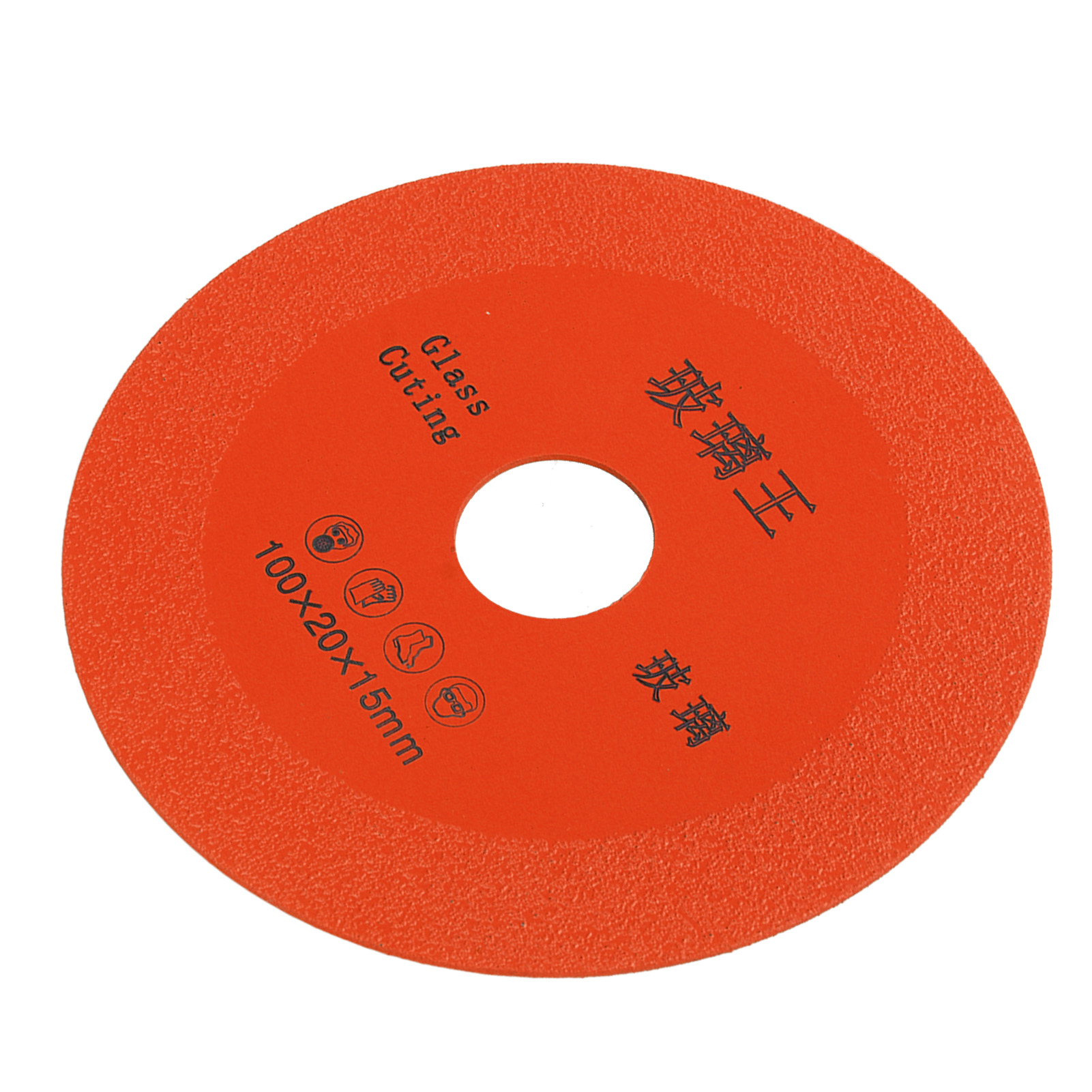 10 Cm (4 Zoll) Große Diamanttrennscheibe Aus Wolframkarbid Mit Feinem Sägeblatt Zum Schleifen Von Keramikfliesen, Glasflaschen Und Orangefarbenen Oberflächen.