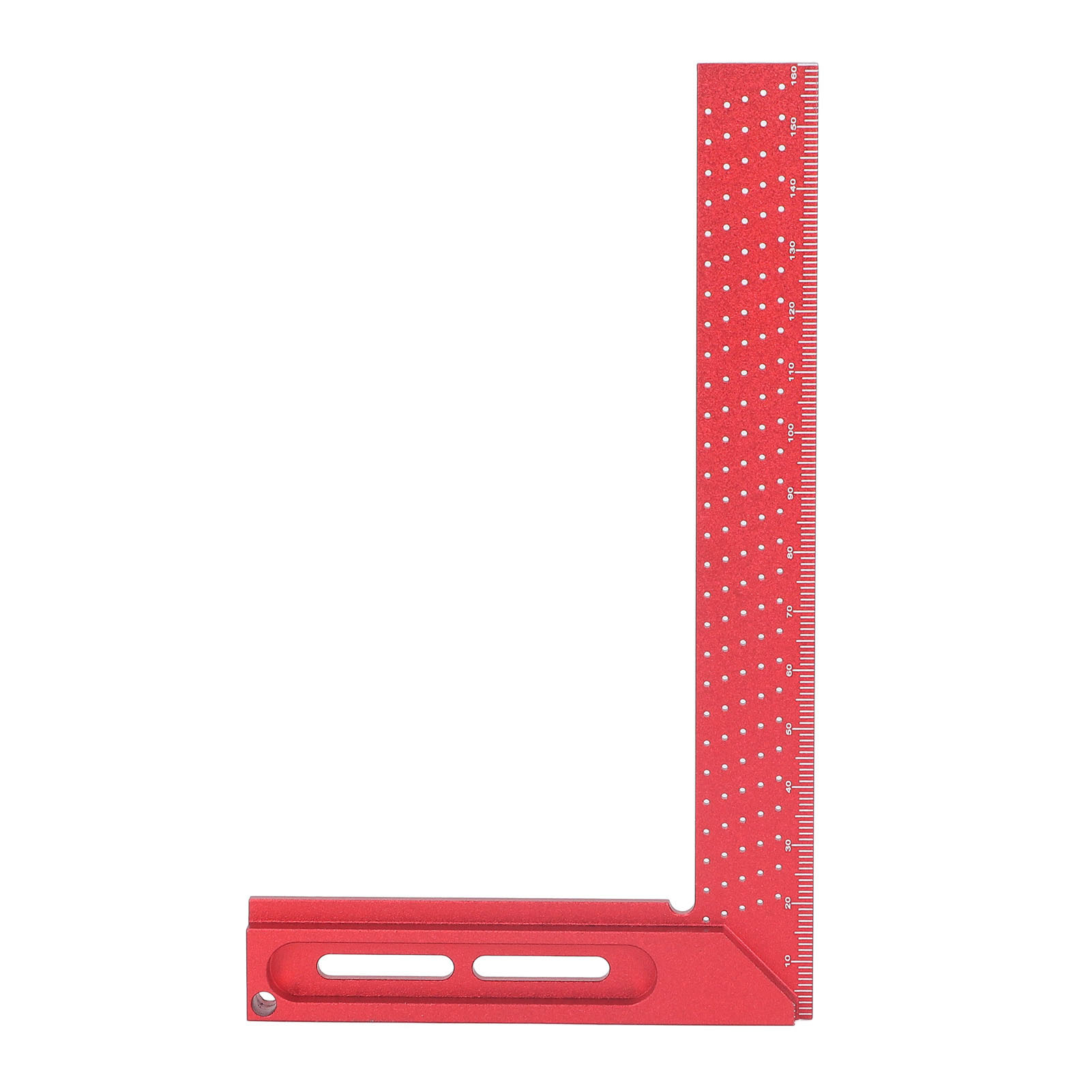 Anreißlineal Aus Aluminiumlegierung Für Die Holzbearbeitung, 45°- Und 90°-winkel, Messwerkzeug Für Schreiner, 160 Mm