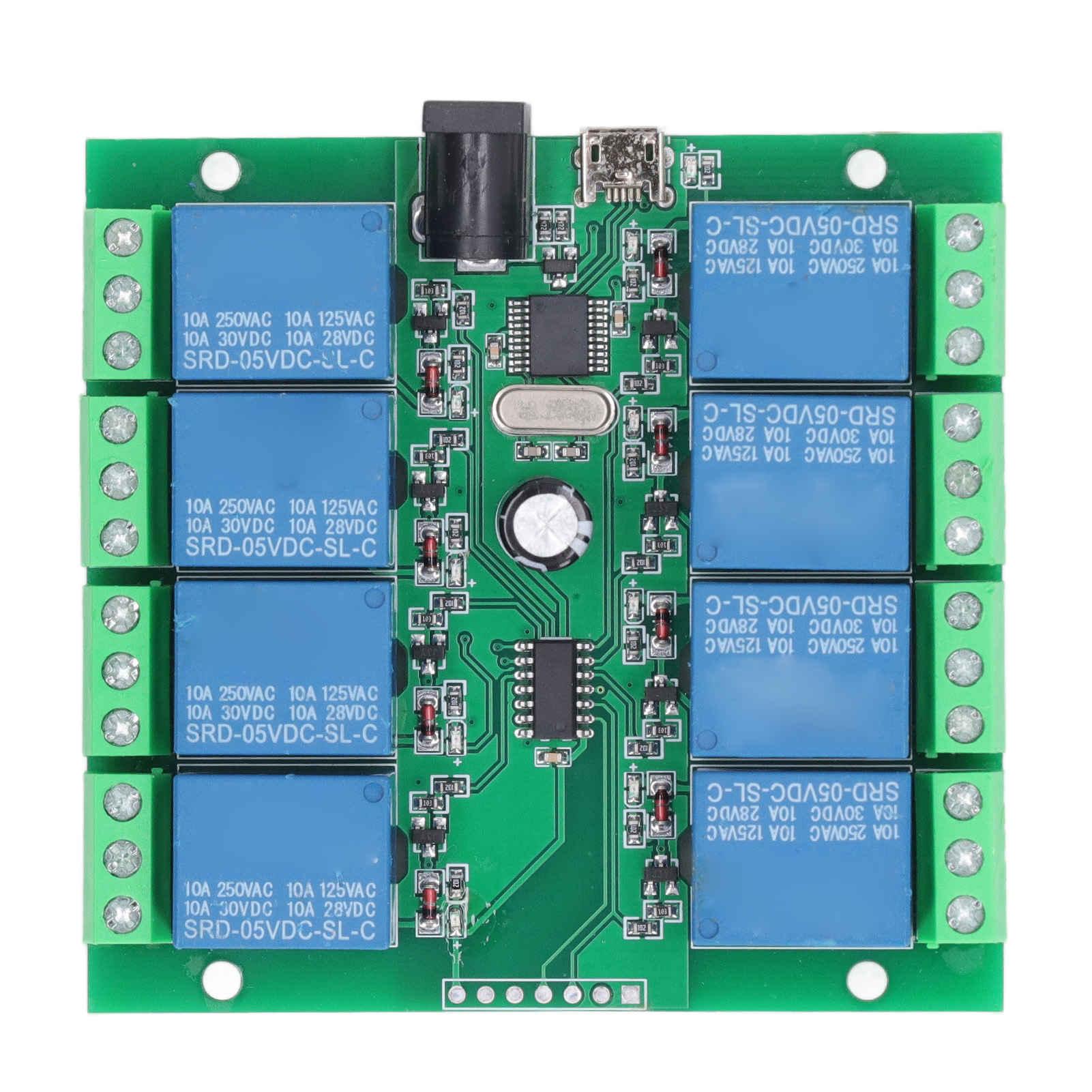 8-kanal-relaismodul Mit Überstromschutz, Abs Und Intelligenter Usb-steuerung Für 5v Dc Mechatronik