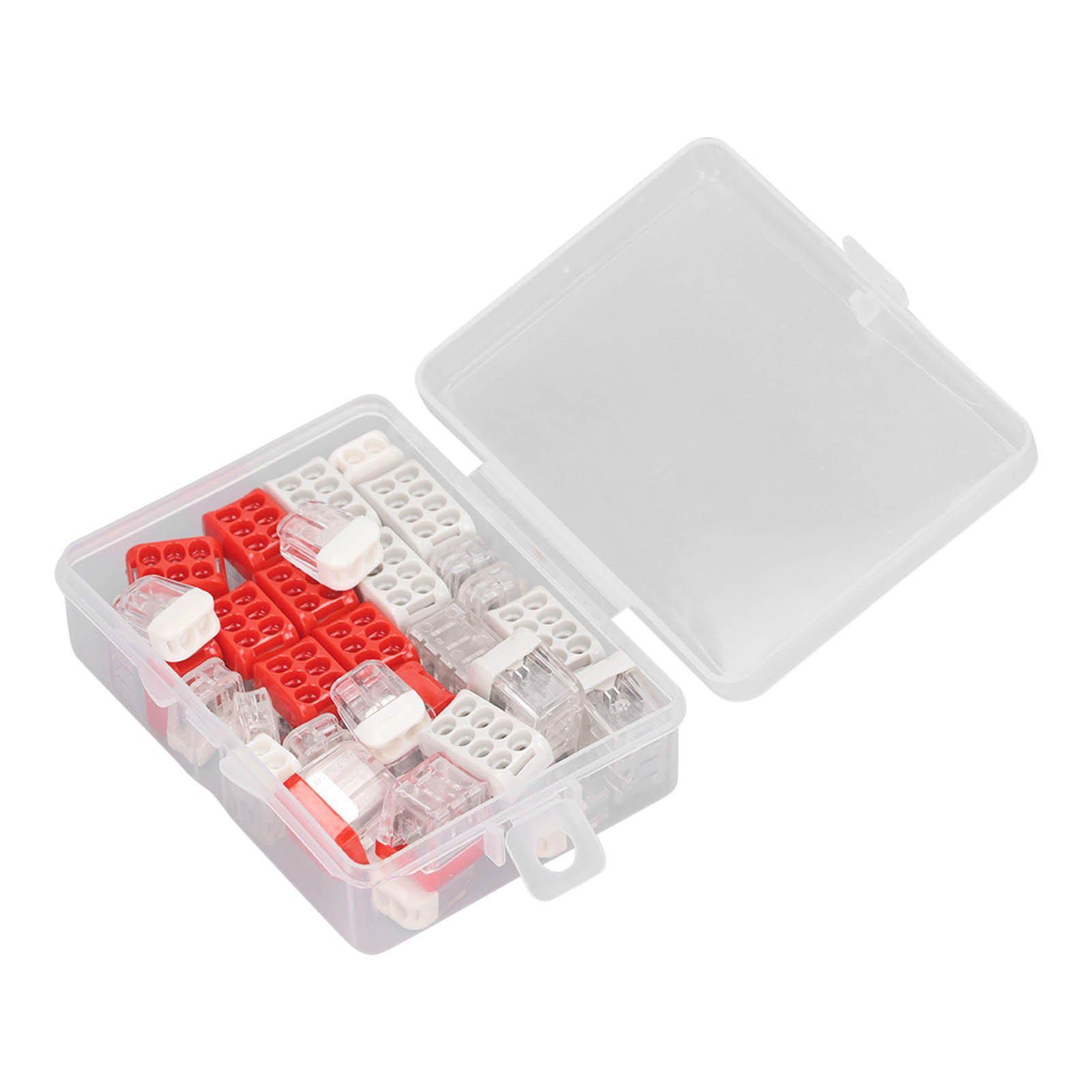 Set Mit 32 Mini-verdrehsicherungen Für Parallele Elektrische Leitungen, Inklusive Aufbewahrungsbox