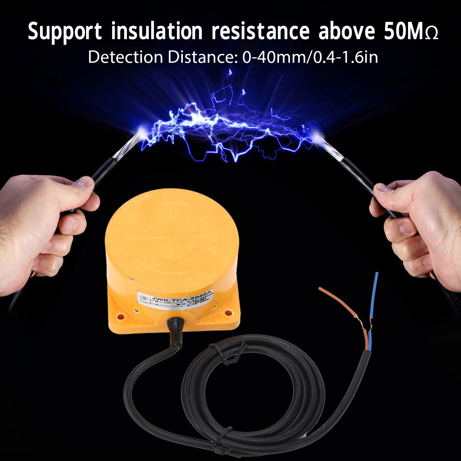 Induktiver Näherungssensor 300 Ma, 2-draht, Normalerweise Offen, Ip65, Berührungslos, 90–250 V Ac