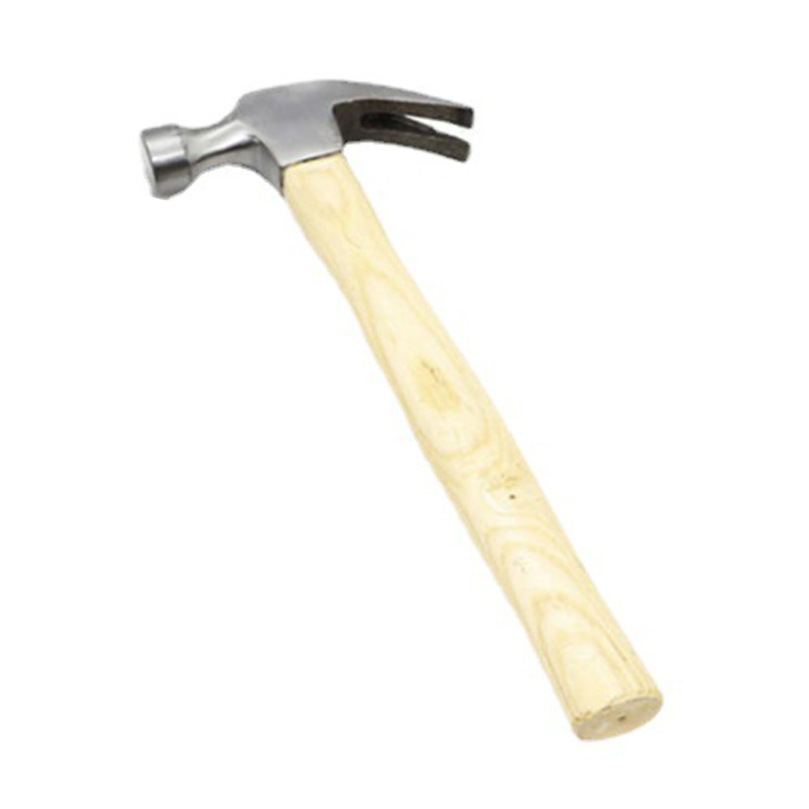 Klauenhammer Mit Einem Kopf Aus Hochkohlenstoffhaltigem Stahl Und Einem Holzgriff. Einfach Zu Bedienender Hammer Für Heimwerkerarbeiten Und Holzarbeiten.