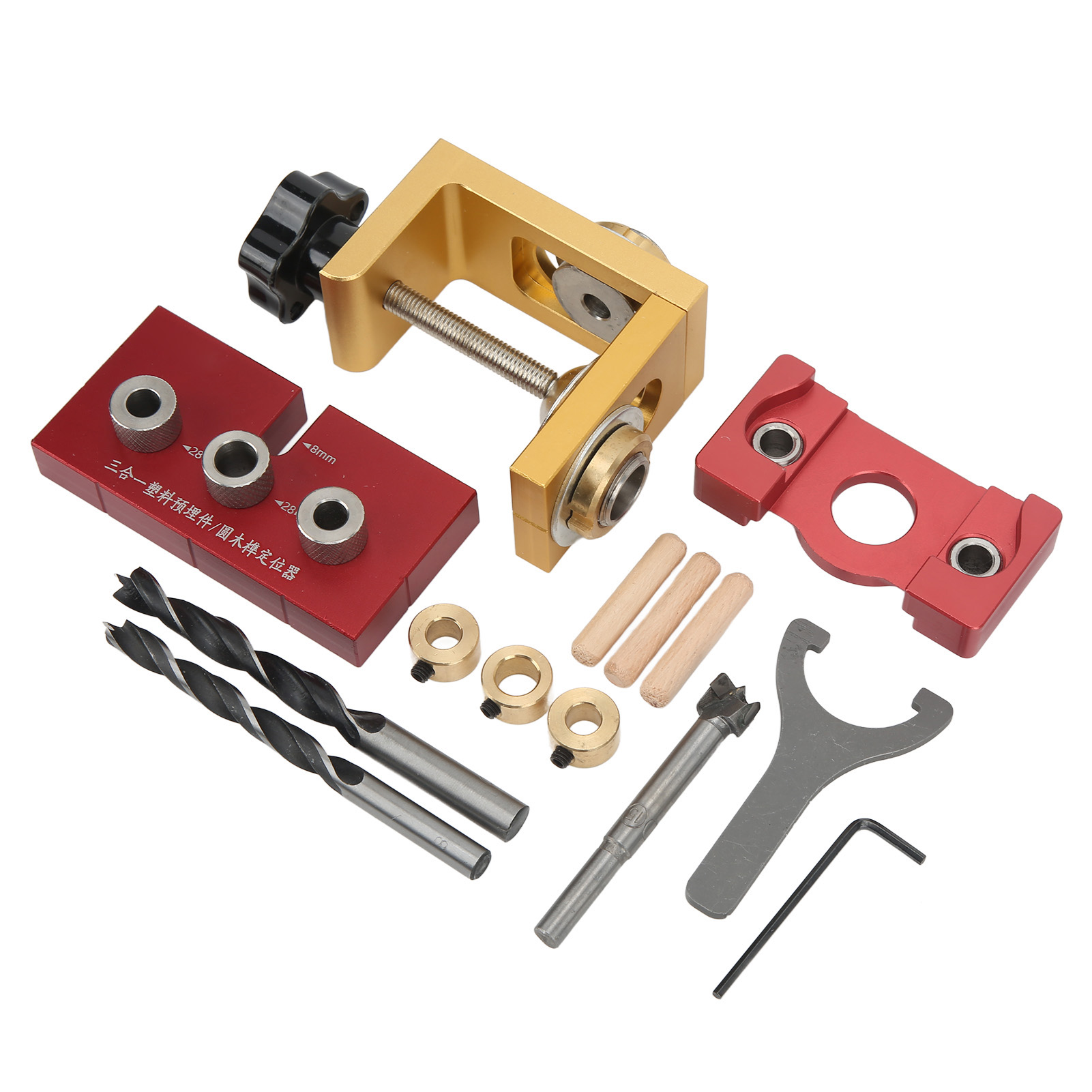 Lochpositionierer Für Die Holzbearbeitung, Schnelle Und Hochpräzise Positionierung, Aus Aluminiumlegierung