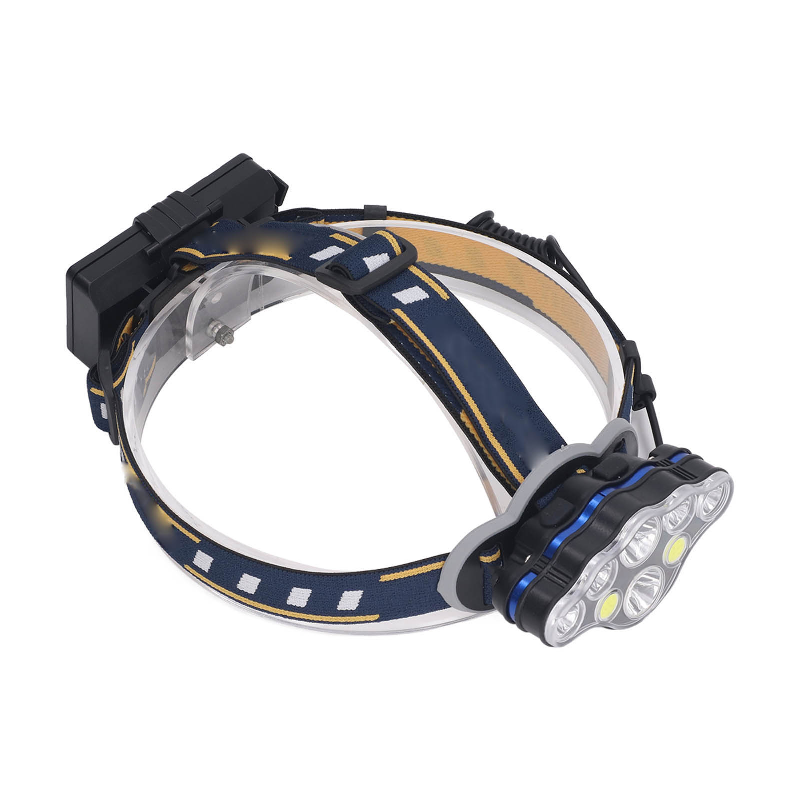 Ultrahelle, Wiederaufladbare Stirnlampe, Wasserdicht Nach Ipx4, 8 Leds, Taschenlampe