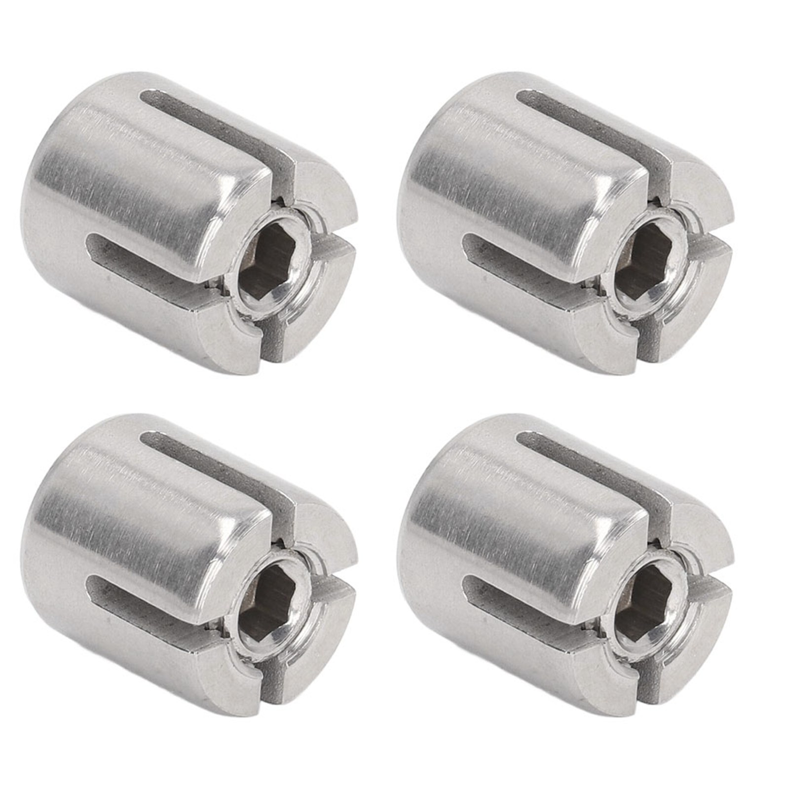 Packung Mit 10 M10-kreuzkabelklemmen Aus Edelstahl 316 Für Kabelgeländer-sets Mit Einem Durchmesser Von Weniger Als 2 Mm