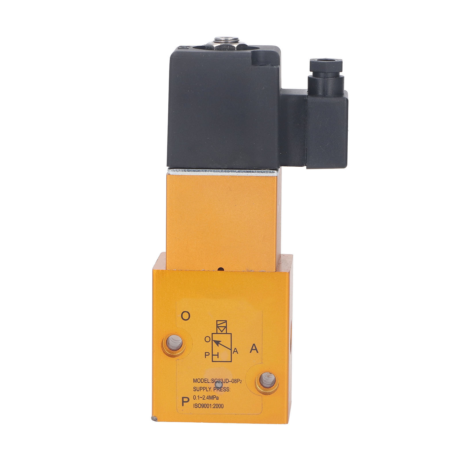3-wege-, 2-positionen-hochdruck-absperrmagnetventil G1/4" 8 Mm Für 24-v-gleichstrom-pneumatiksysteme
