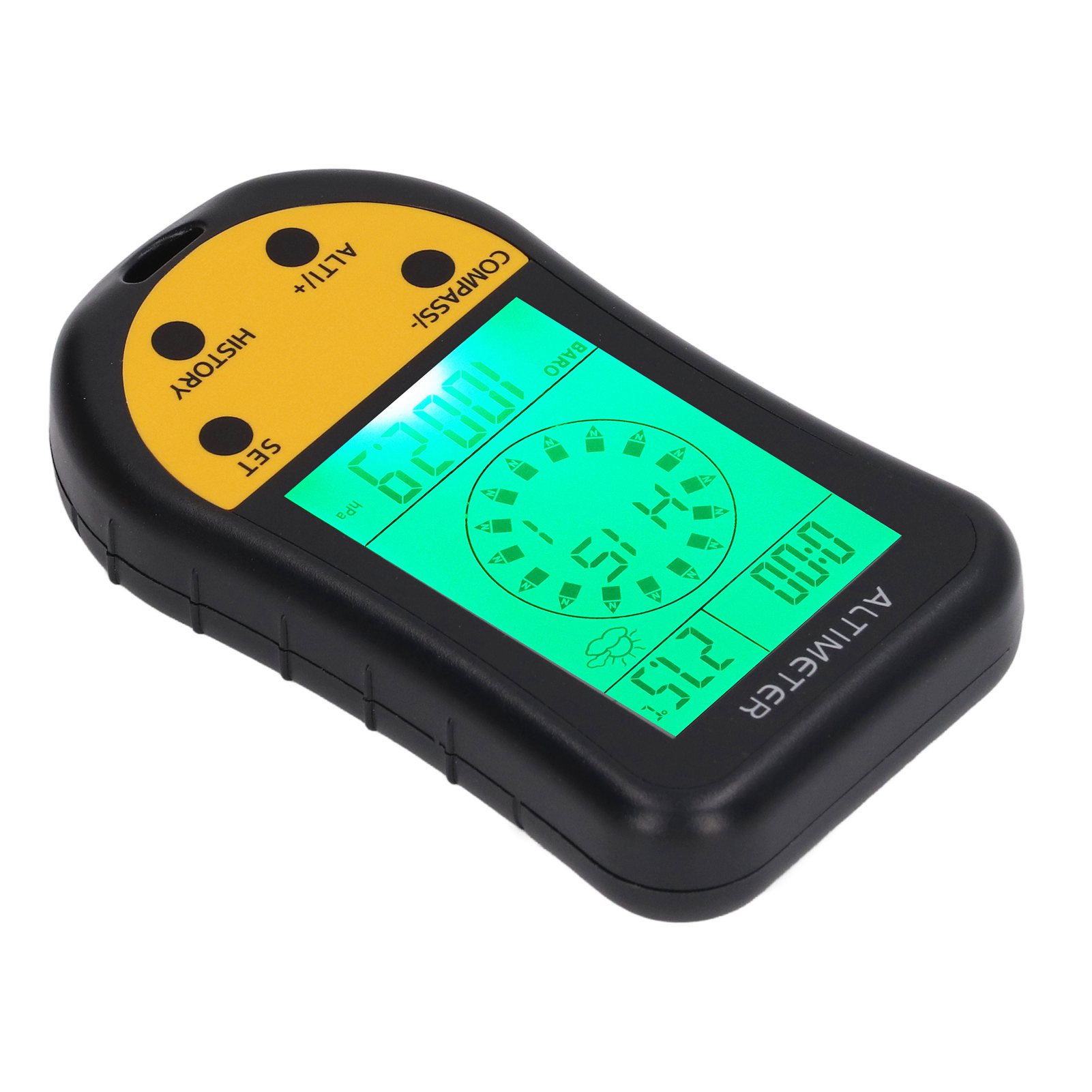 8-in-1 Multifunktions-digitalhöhenmesser, Barometer, Thermometer Und Tragbarer Wettersensor