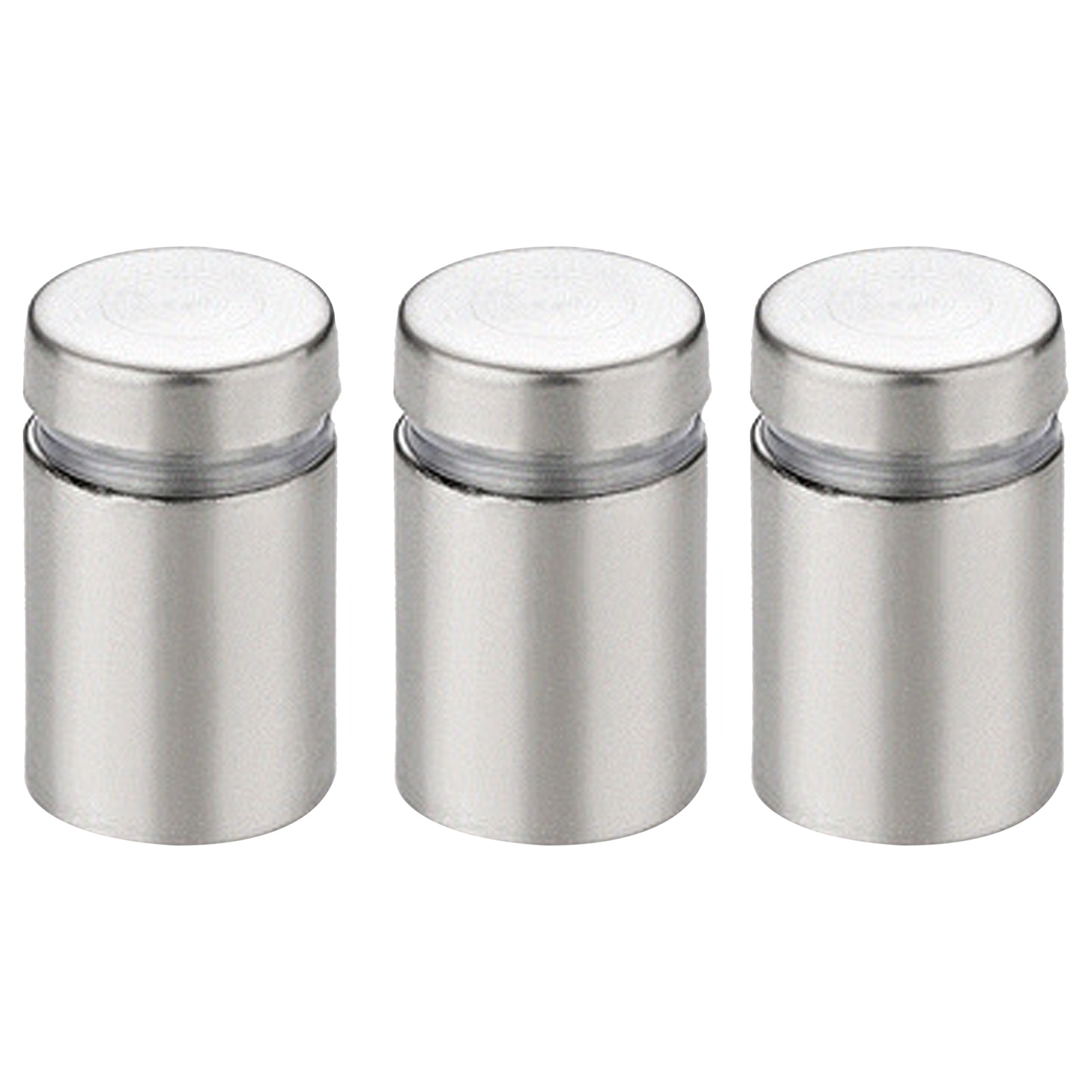 Packung Mit 20 Leichten Edelstahl-abstandsschrauben Für Glas- Und Acrylplatten
