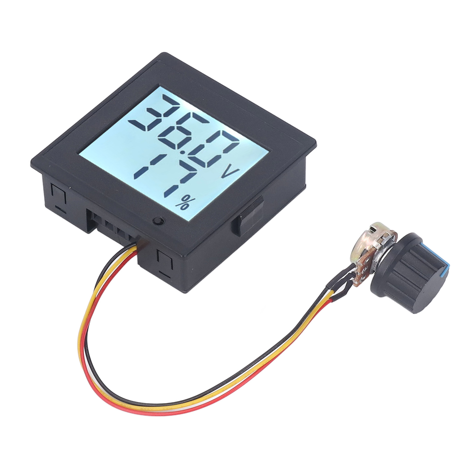 Drehzahlregler Für Gleichstrommotoren Mit Startschalter, Lcd-anzeige, Amperemeter Und 12-36v-gleichstromregler