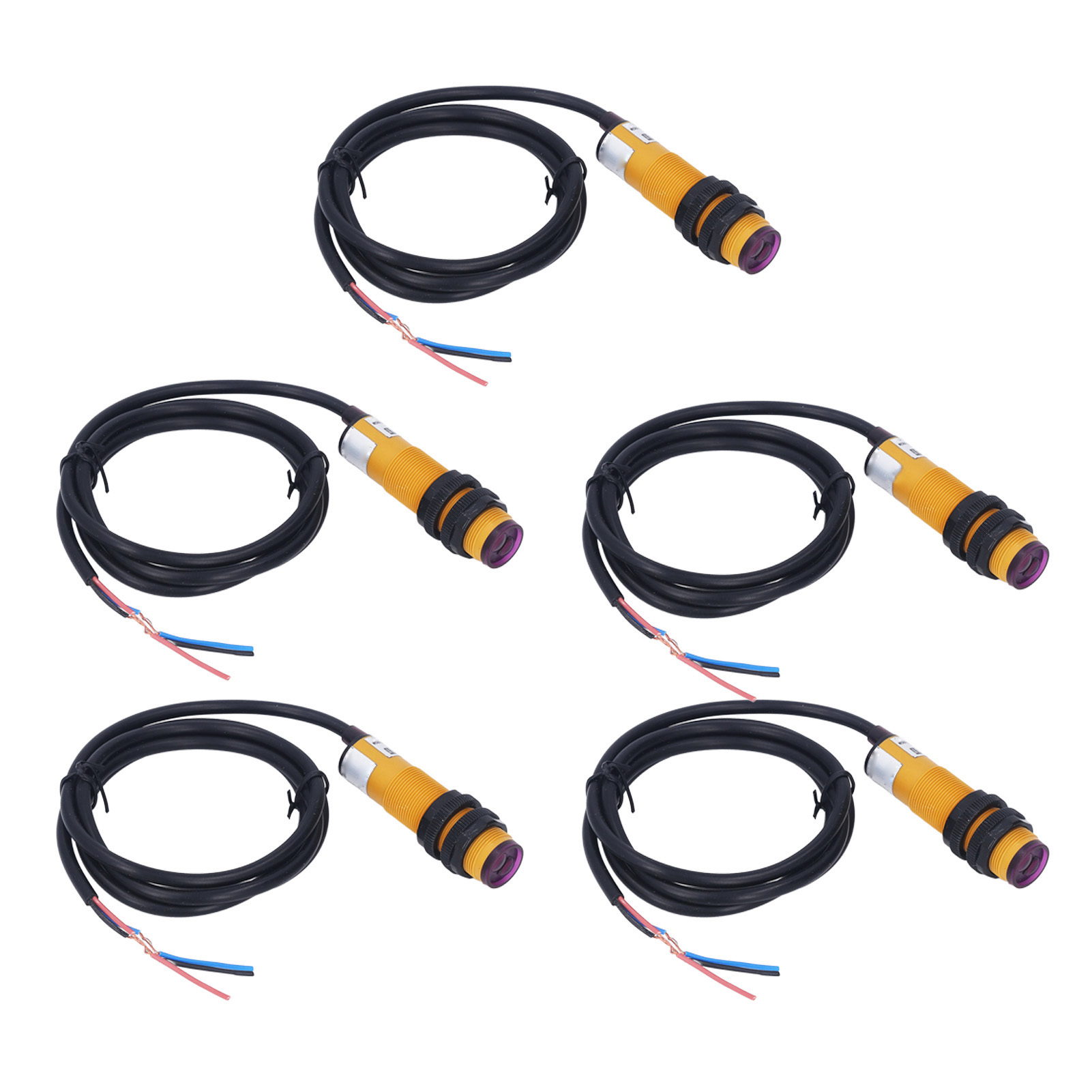 Packung Mit 5 Normalerweise Geschlossenen Npn-infrarot-lichtschranken, Lichtschranken-erfassungsbereich 5–30 Cm, 10–36 V Dc