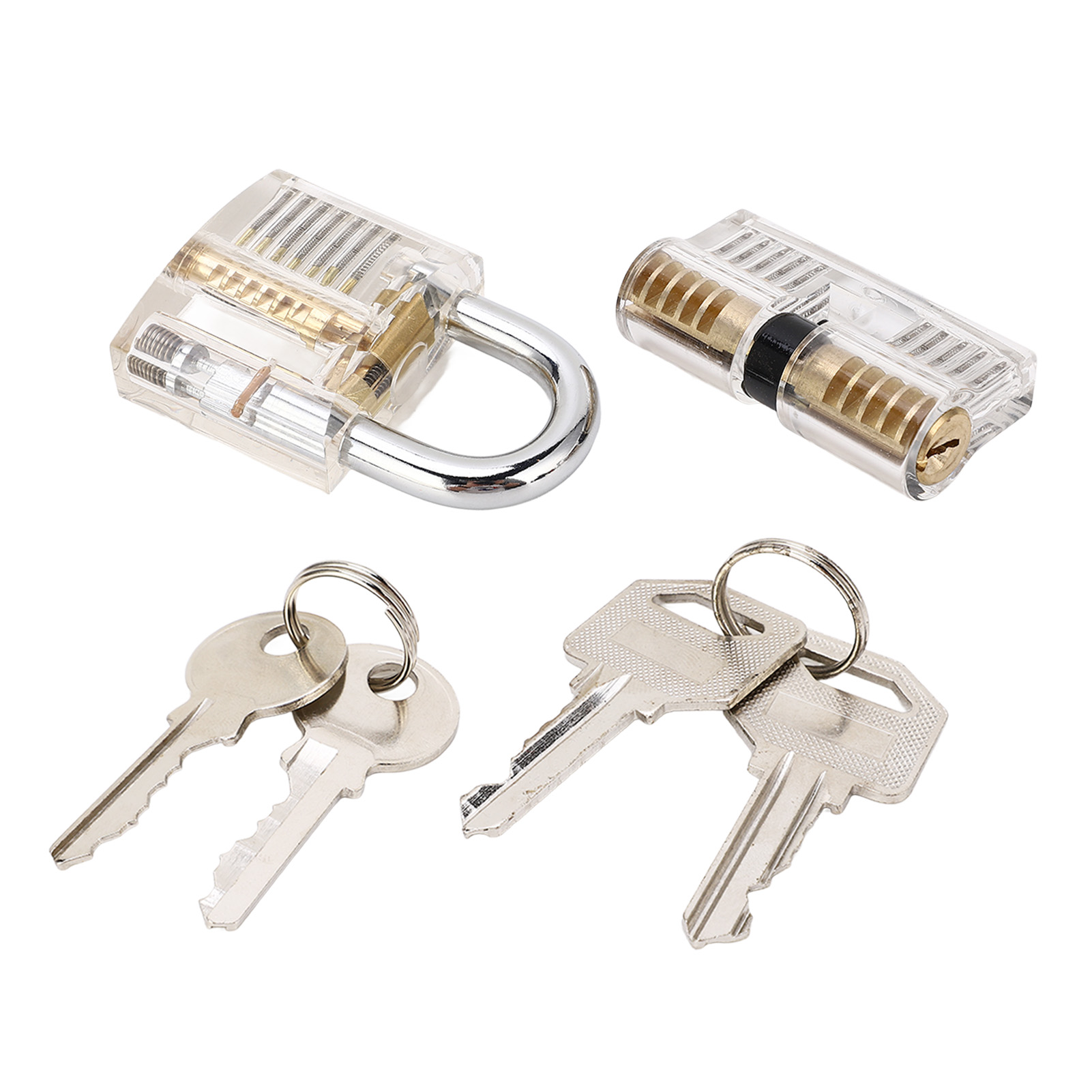 Vorhängeschloss Mit Schlüsseln, Robust, Aus Messing, Für Tresore, Ideal Für Kleiderschrank, Fitnessstudio, Zuhause, Schule Oder Büro.