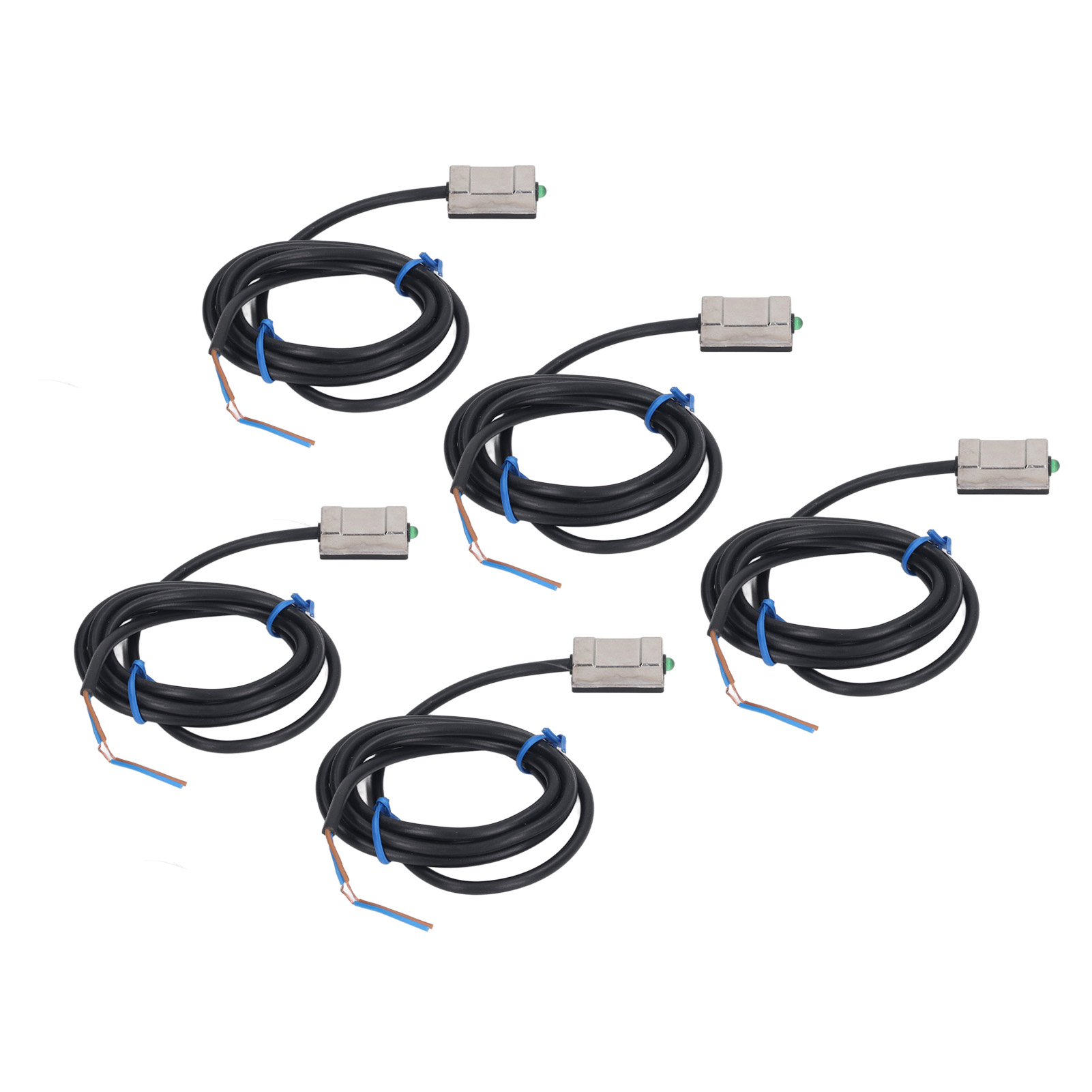 Packung Mit 5 Normalerweise Offenen, 2-draht-magnet-näherungssensoren, 100 Ma, 5–240 V Ac/dc