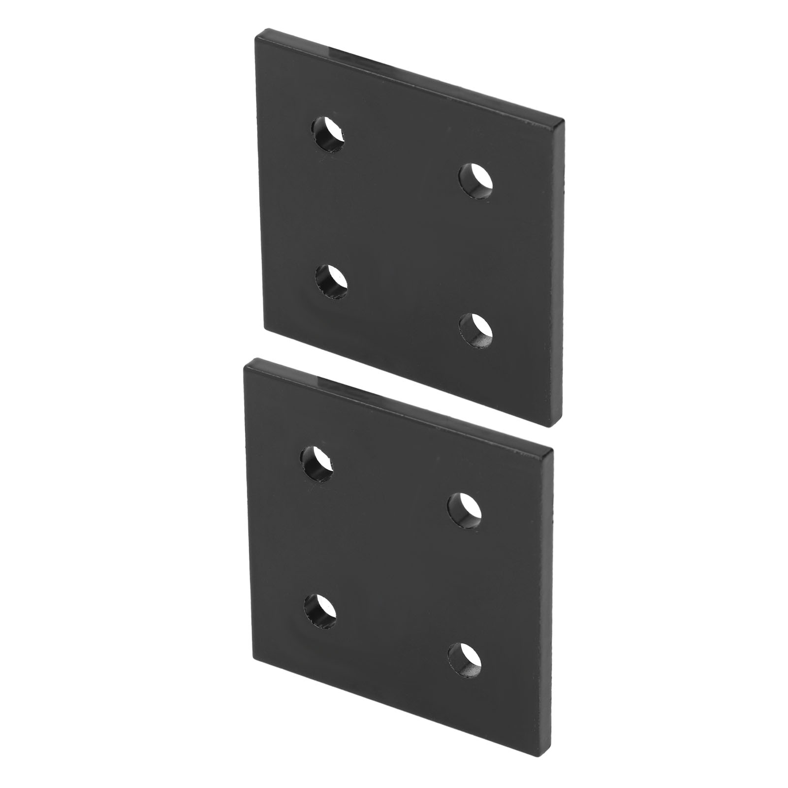 Eckverbindungsplatte, Rechteckiger Winkel, Aluminiumprofil, Holzbefestigung, 4 Löcher, 2040