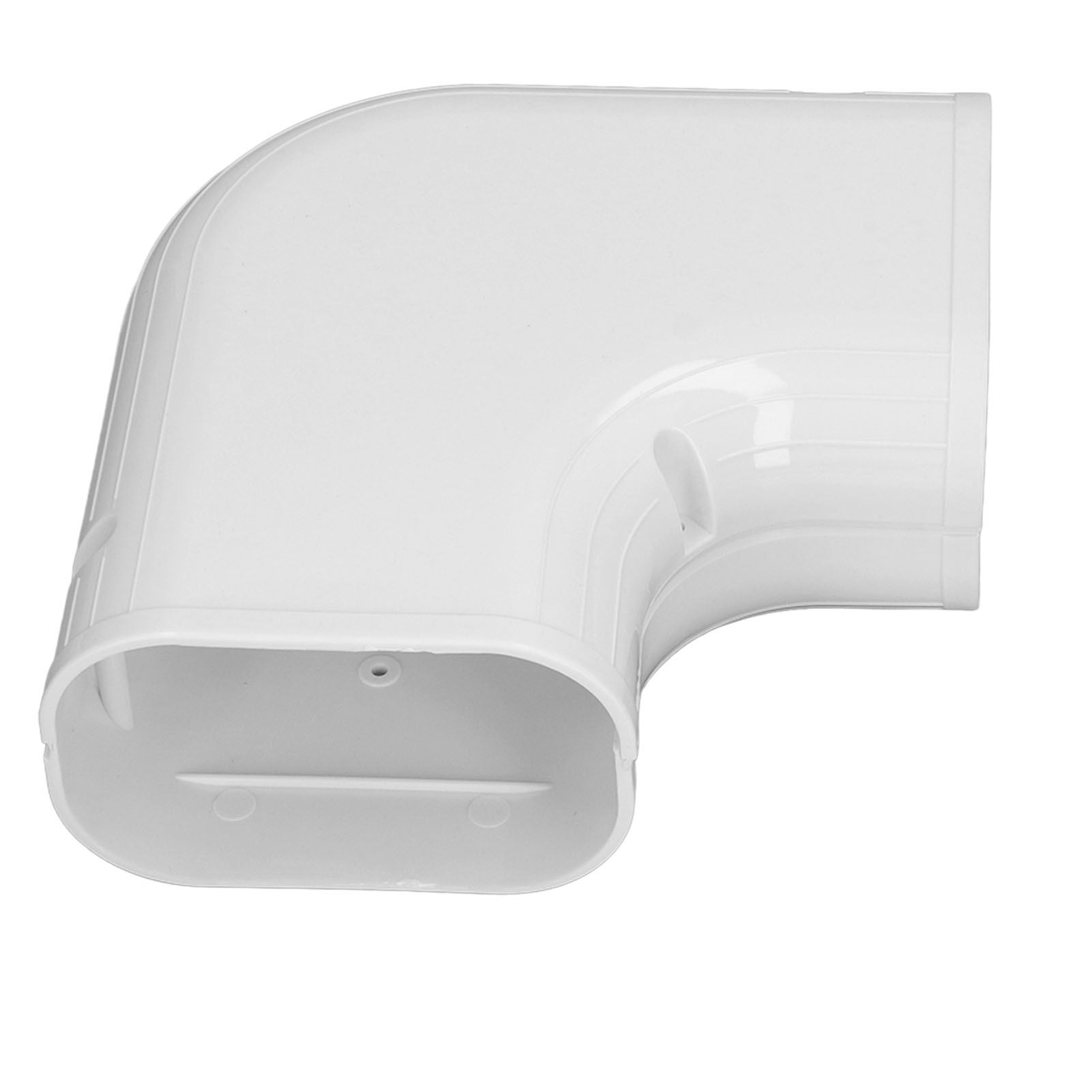 Flache Rohrbogenabdeckung, Serie 433/130, Dekorative Pvc-rohrabdeckung, Zubehör Für Klimaanlagenrohre