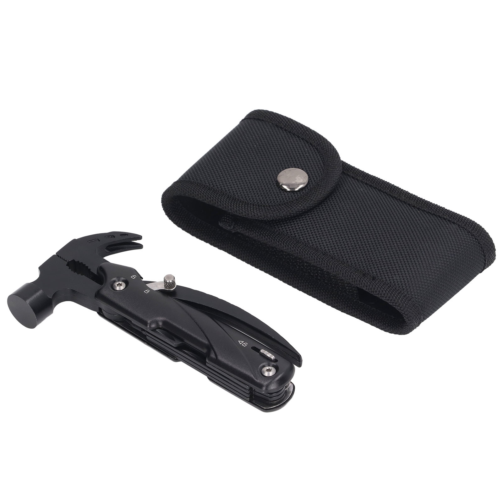 Mini-klauenhammer Aus Hochkohlenstoffhaltigem Stahl, Multifunktional, Mit Rutschfestem Griff, Kompakte Und Tragbare Größe, Ideal Zum Campen.