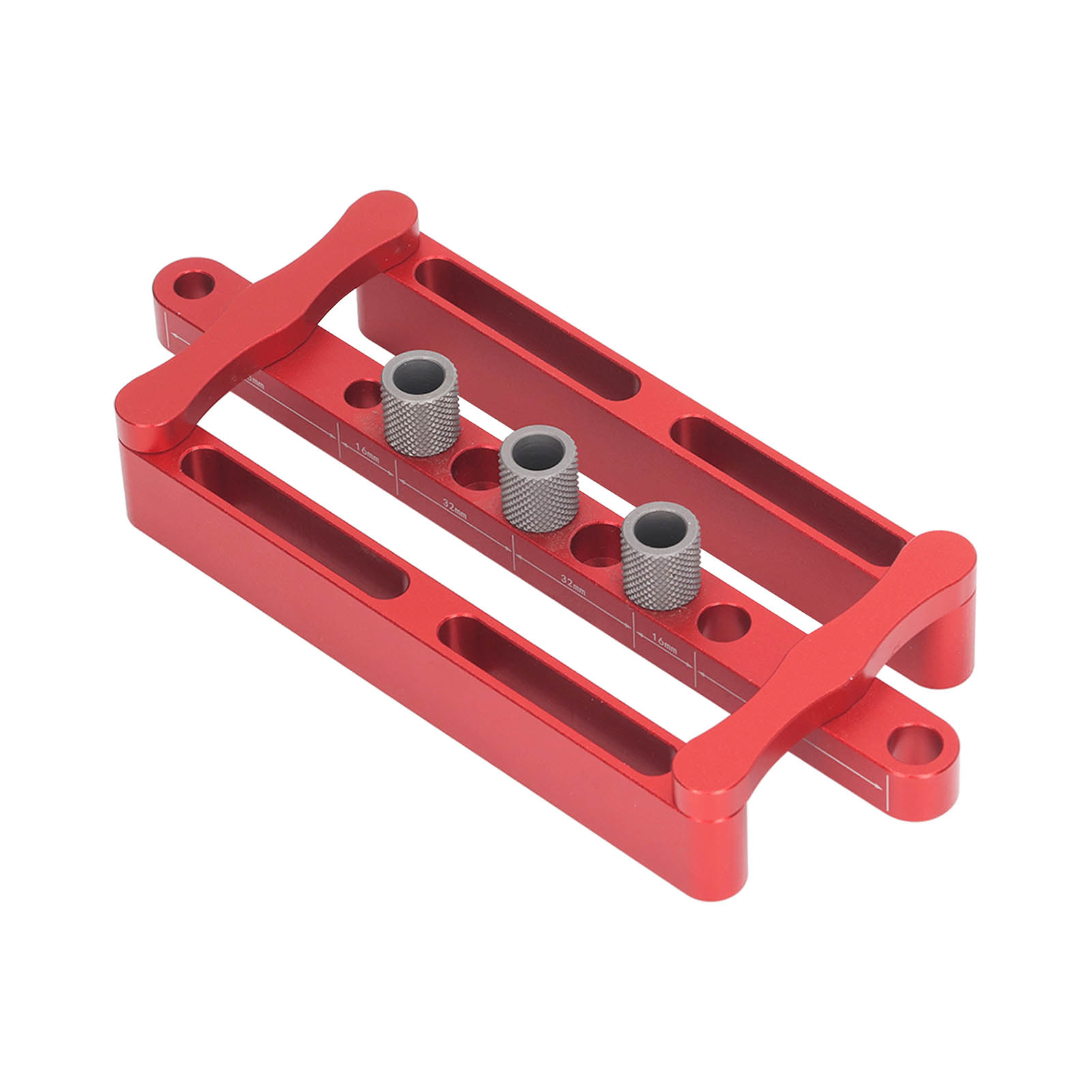 Selbstzentrierende Bohrschablone Für 8- Und 10-mm-dübel Aus Aluminiumlegierung Mit Präziser Bohrführung Für Die Holzbearbeitung.