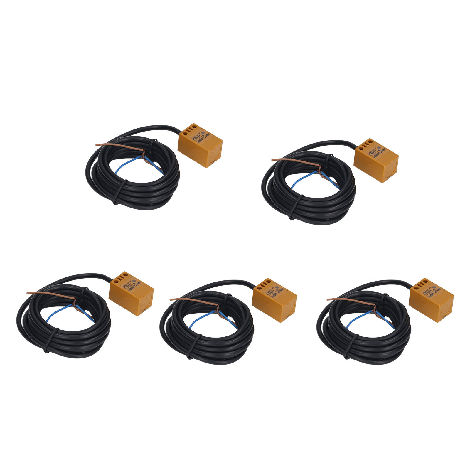 Packung Mit 5 Normalerweise Geschlossenen Npn-näherungssensoren, Schutzart Ip65, Betriebsfrequenz 28 Hz, 90–250 V Ac, 100 Ma