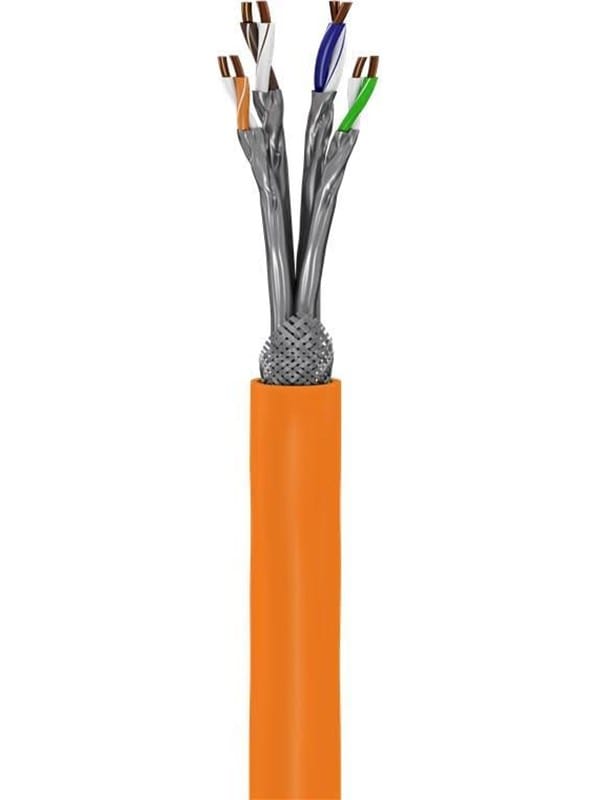 Pro LAN S/FTP CAT 7A Duplex - Orange - 100m