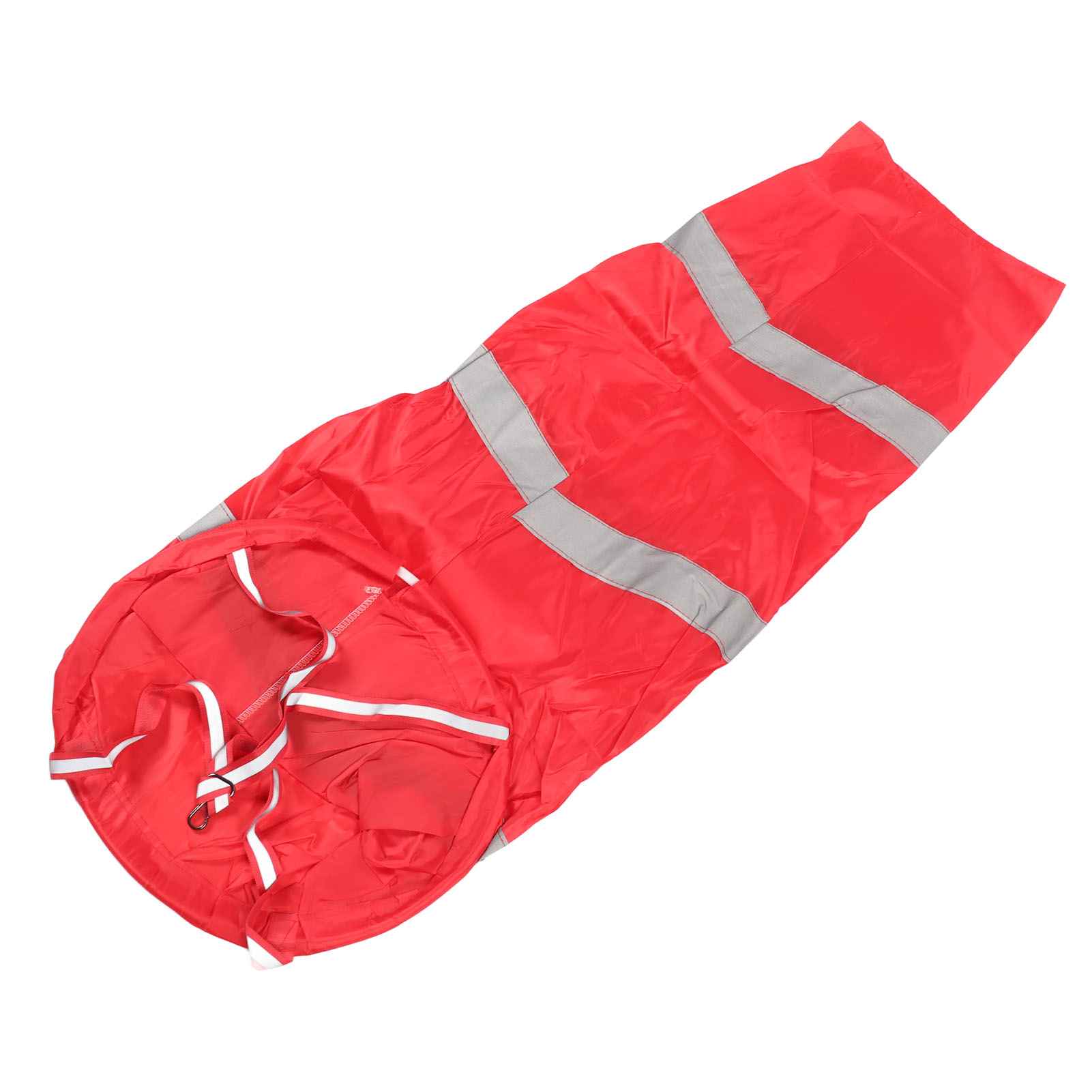 Leichter Und Strapazierfähiger Windsack Aus Polyester, 100 Cm, Reflektierend, Zur Messung Der Windrichtung Im Freien, Ideal Für Landwirtschaft Und Industrie. Farbe: Rot.