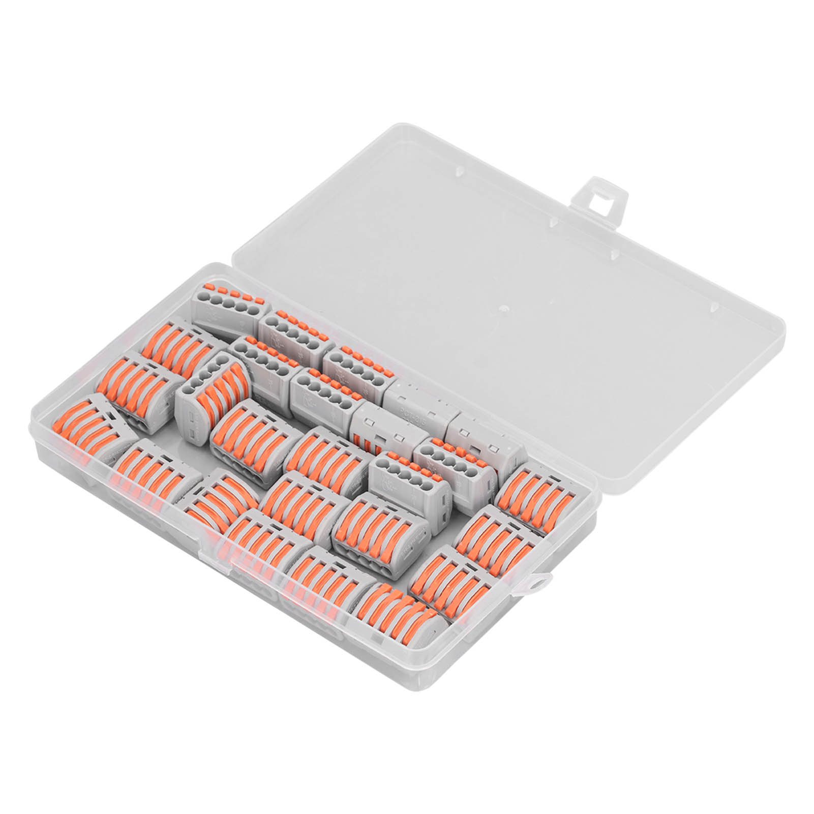 Set Mit 26 Schnellkupplungen Für Elektrische Kabel, Inklusive Aufbewahrungsbox